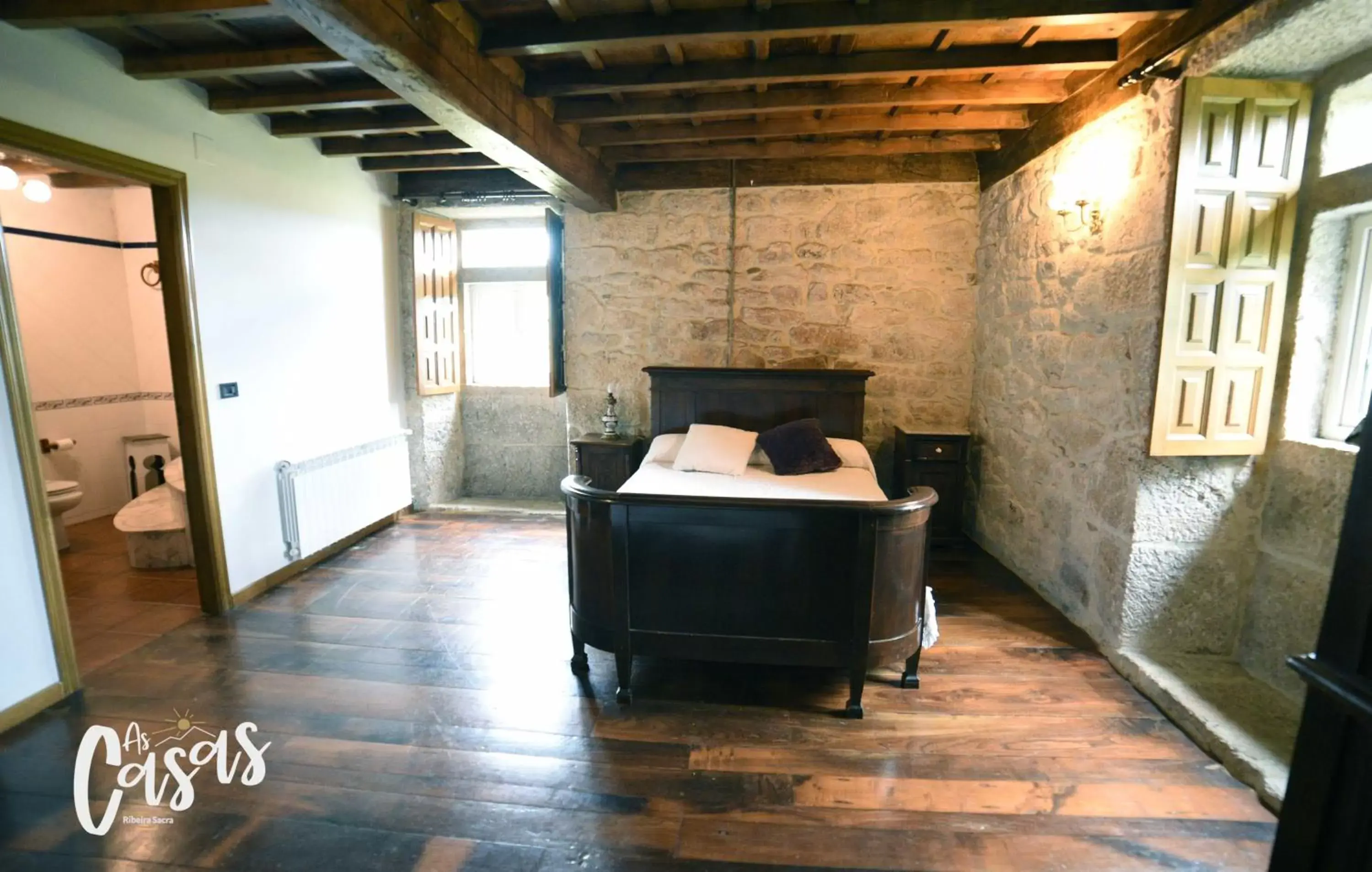 Photo of the whole room in As Casas Ribeira Sacra