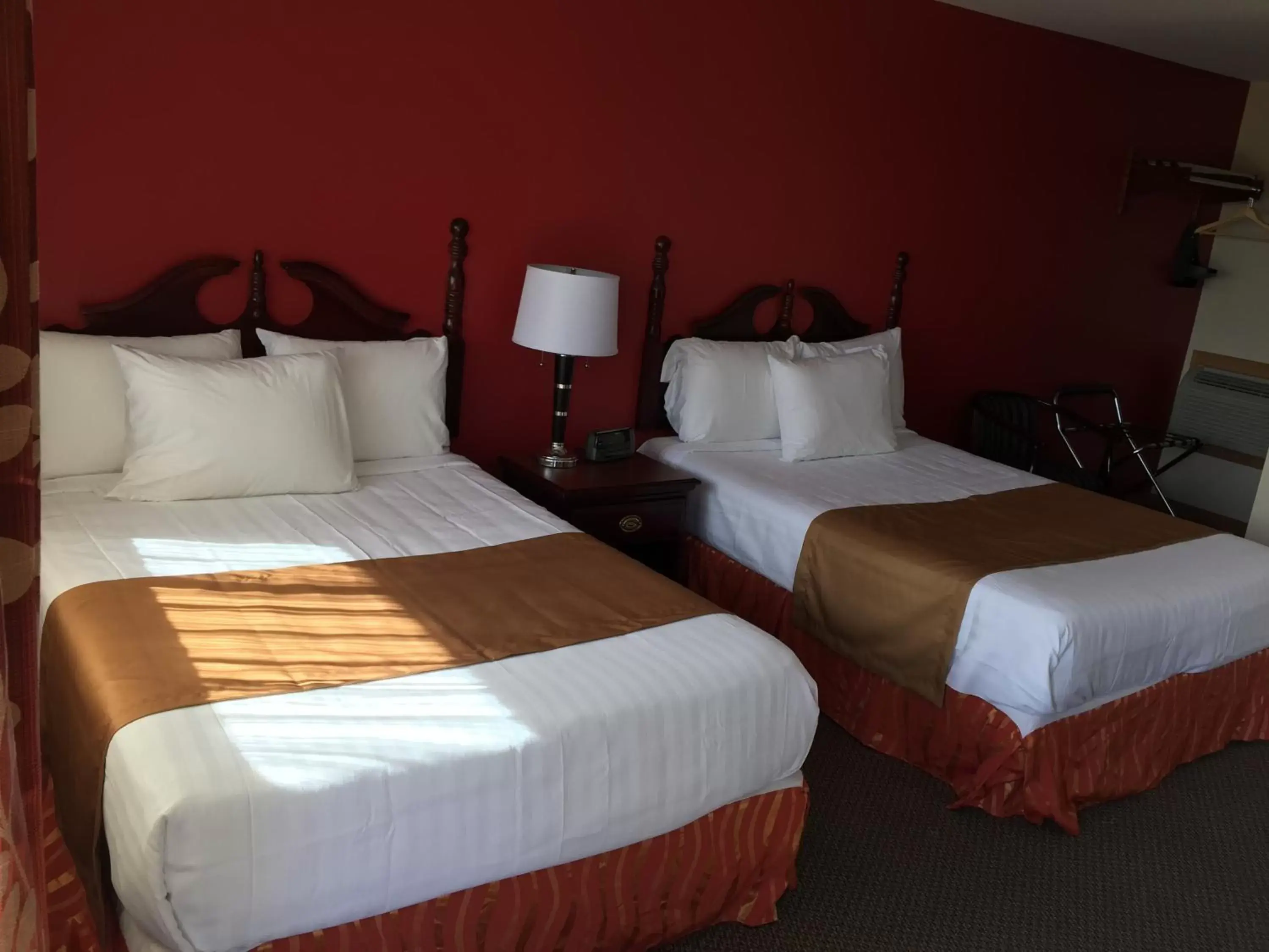 Bed in Masterson's Motel