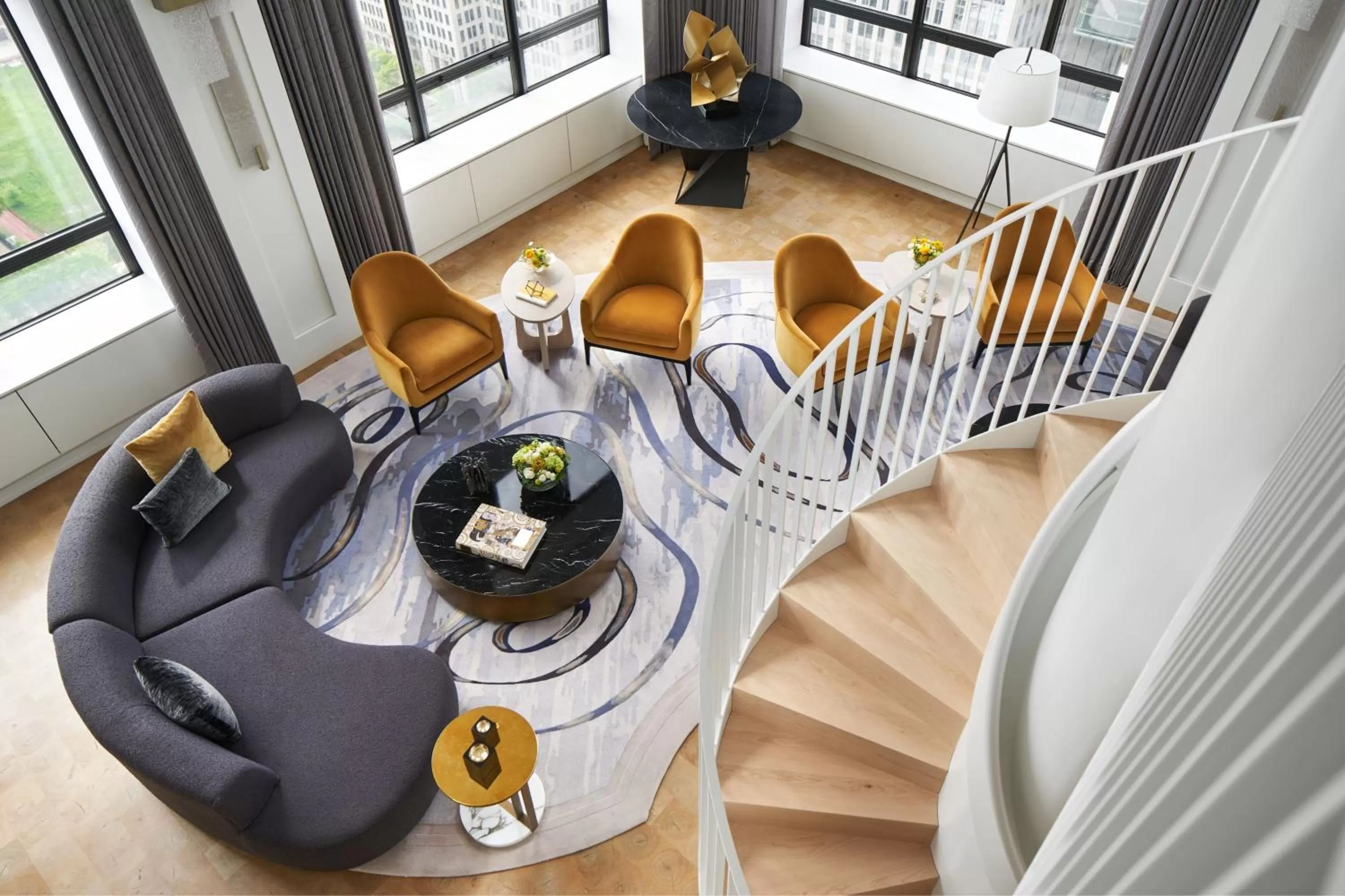 Living room in The Ritz-Carlton, Chicago