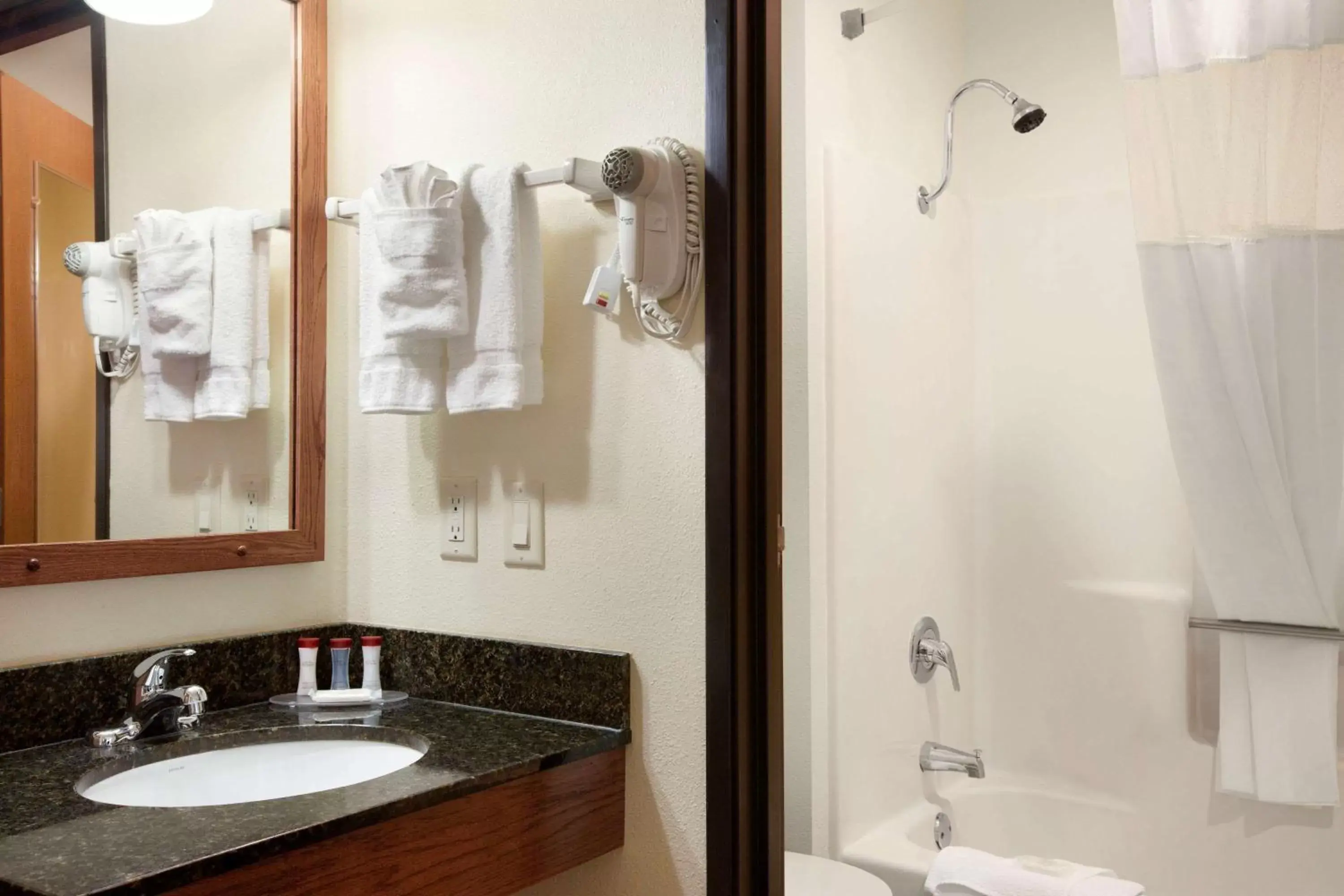 Bathroom in Ramada by Wyndham Wisconsin Dells