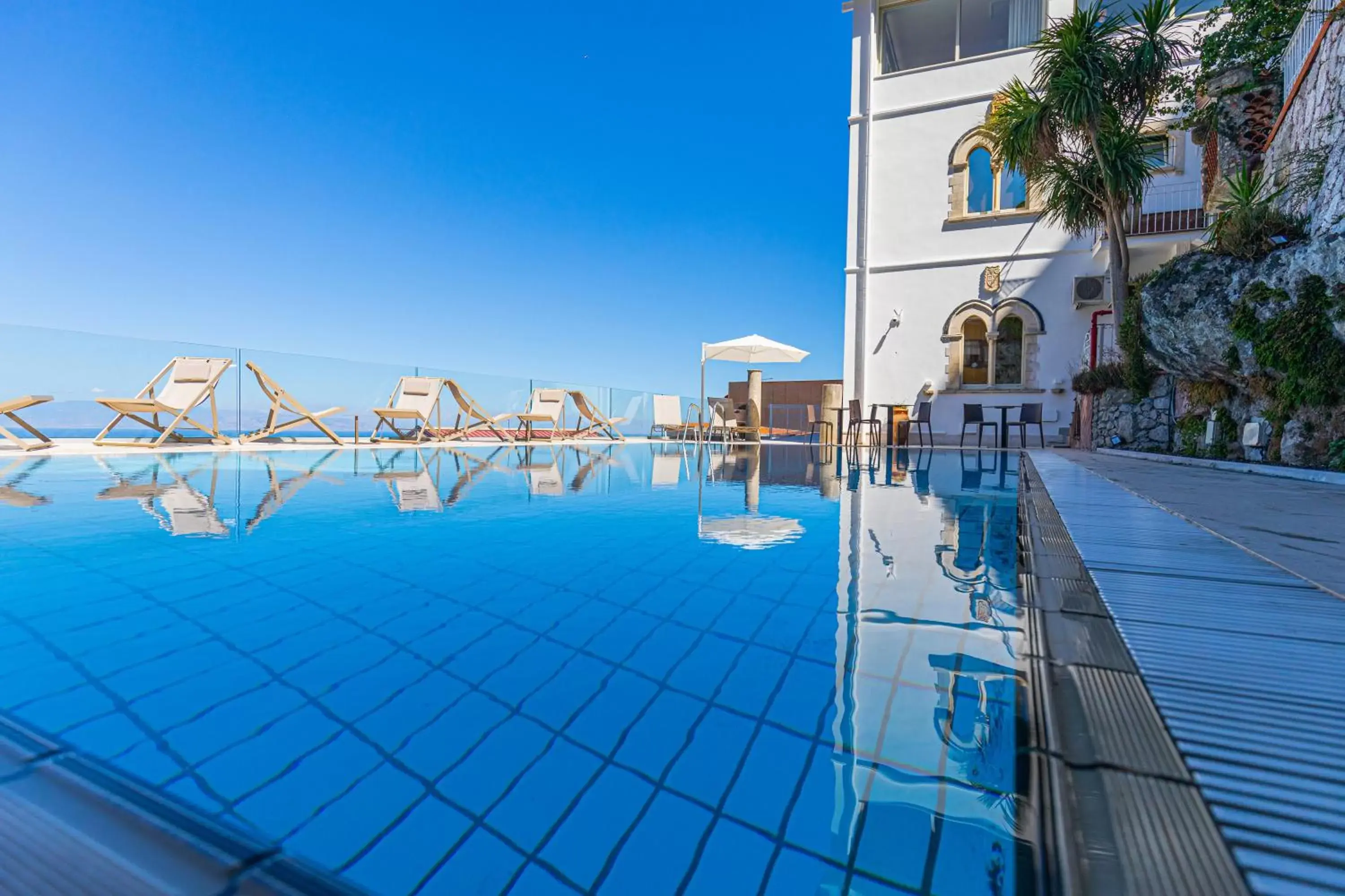 Pool view, Swimming Pool in Splendid Hotel Taormina