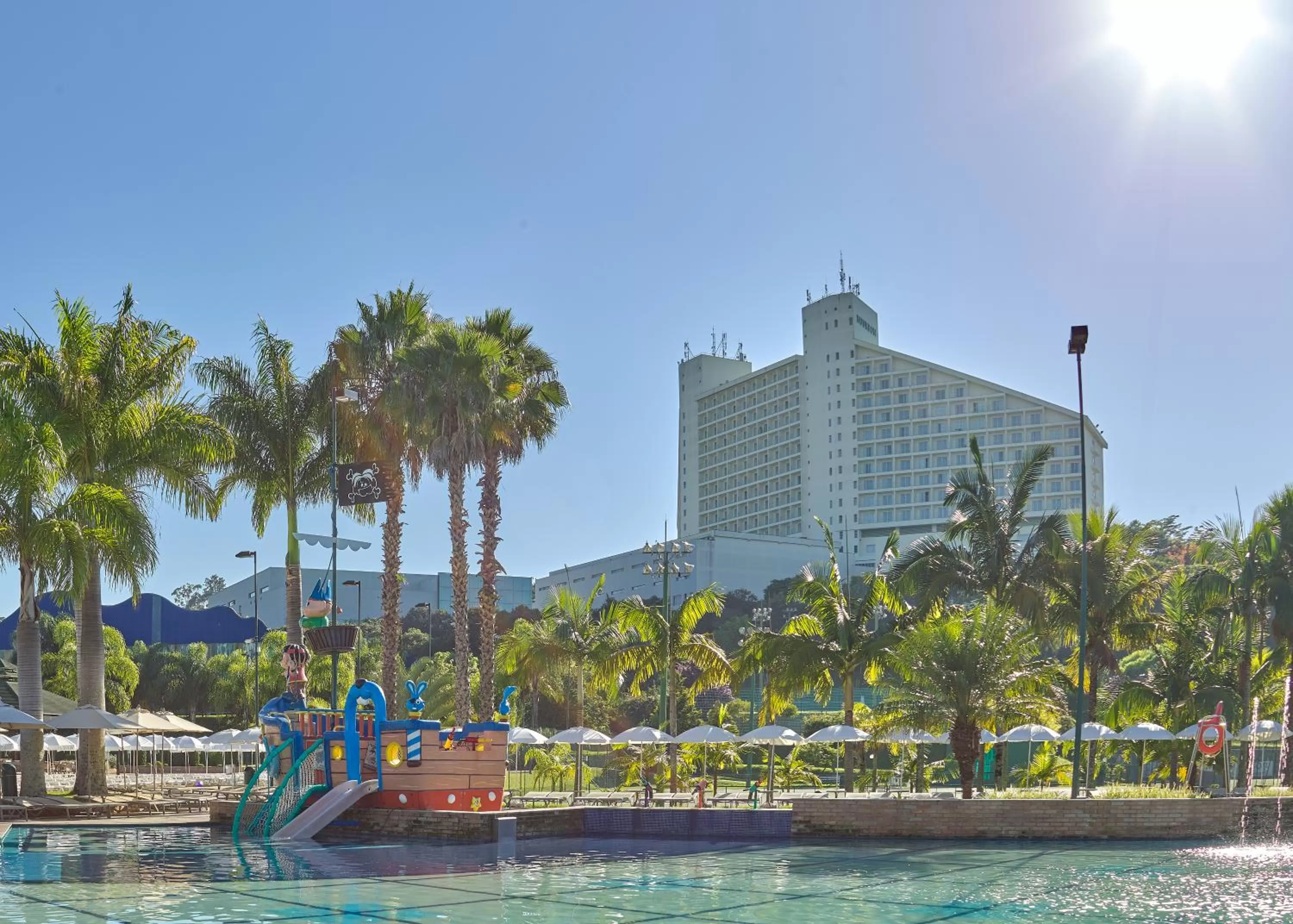 Pool view in Bourbon Resort Atibaia