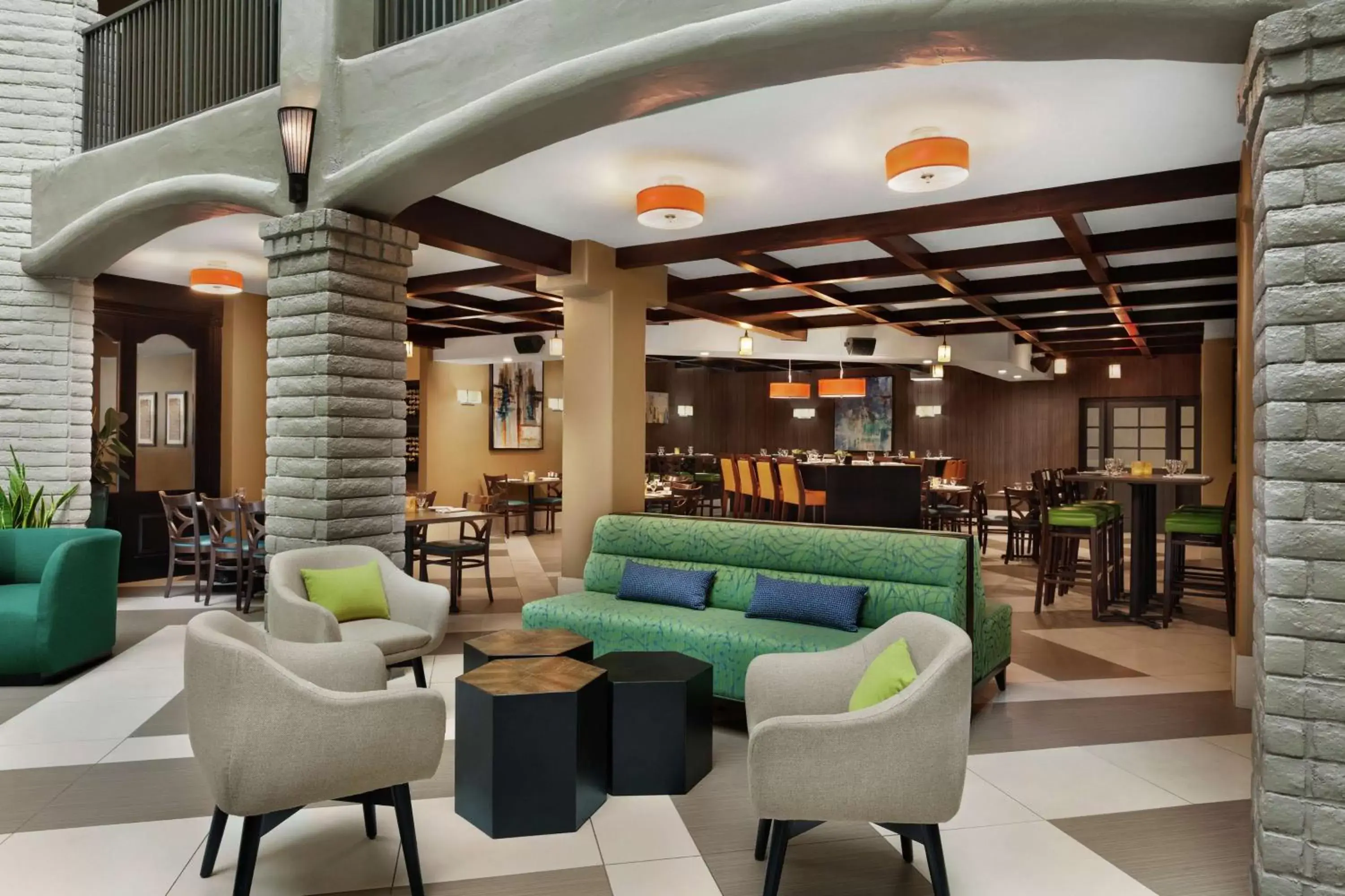 Restaurant/places to eat, Lounge/Bar in Embassy Suites by Hilton Arcadia-Pasadena Area