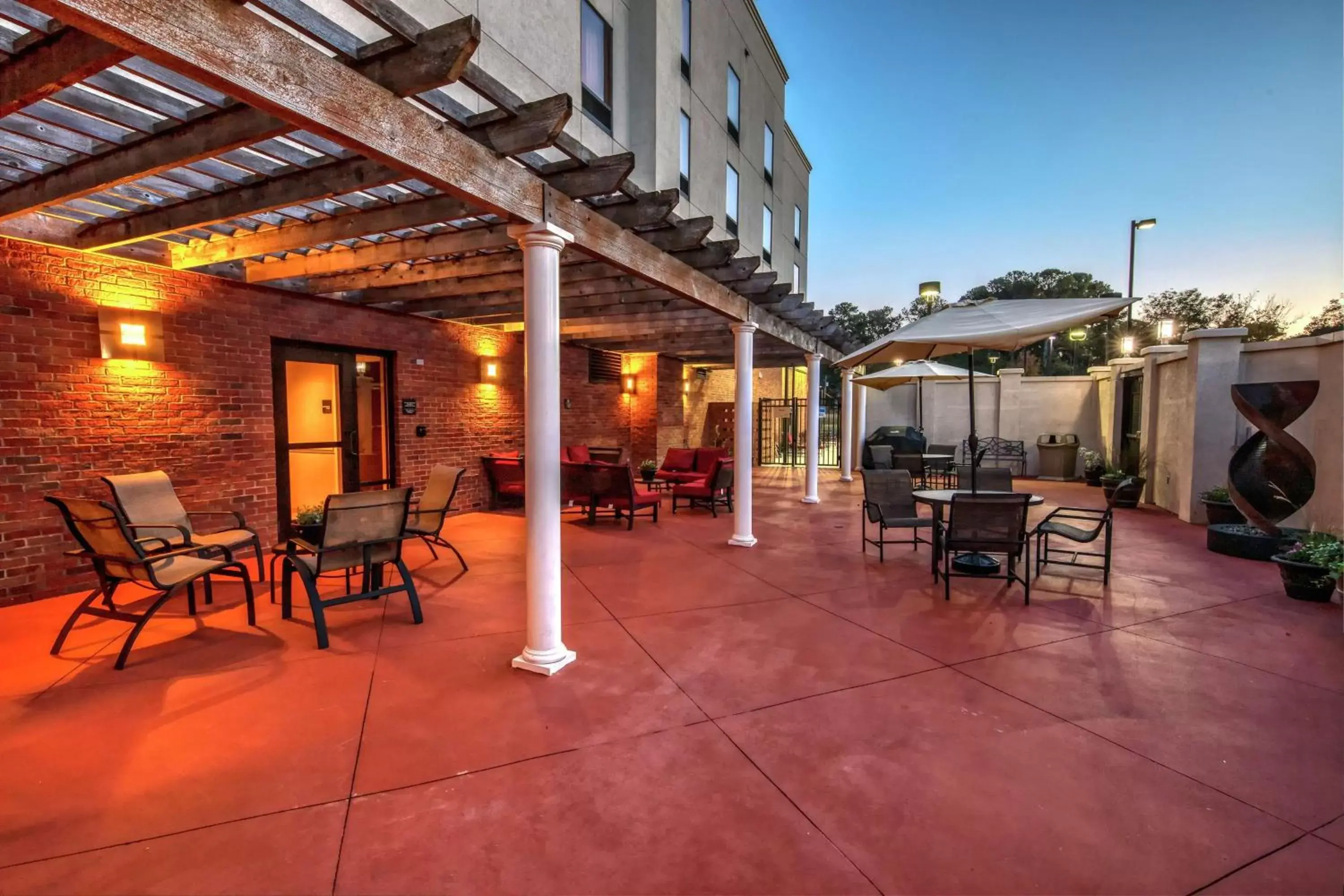 Patio, Restaurant/Places to Eat in Hampton Inn By Hilton Jacksonville