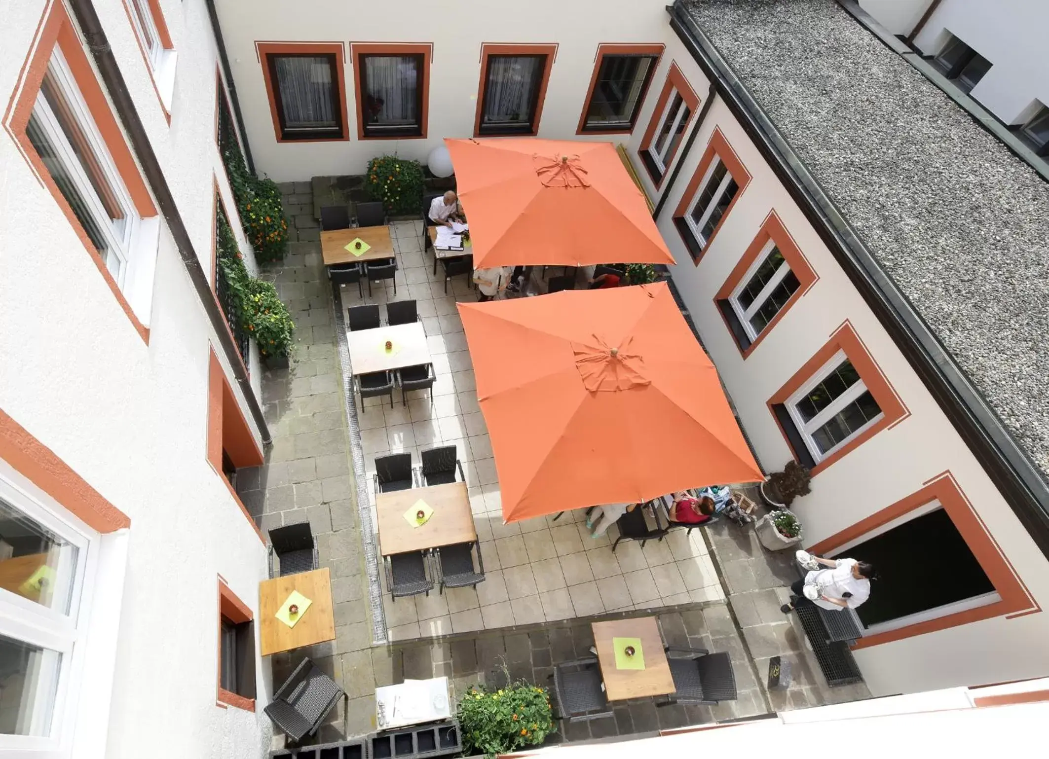 Balcony/Terrace, Bird's-eye View in Bayerischer Hof