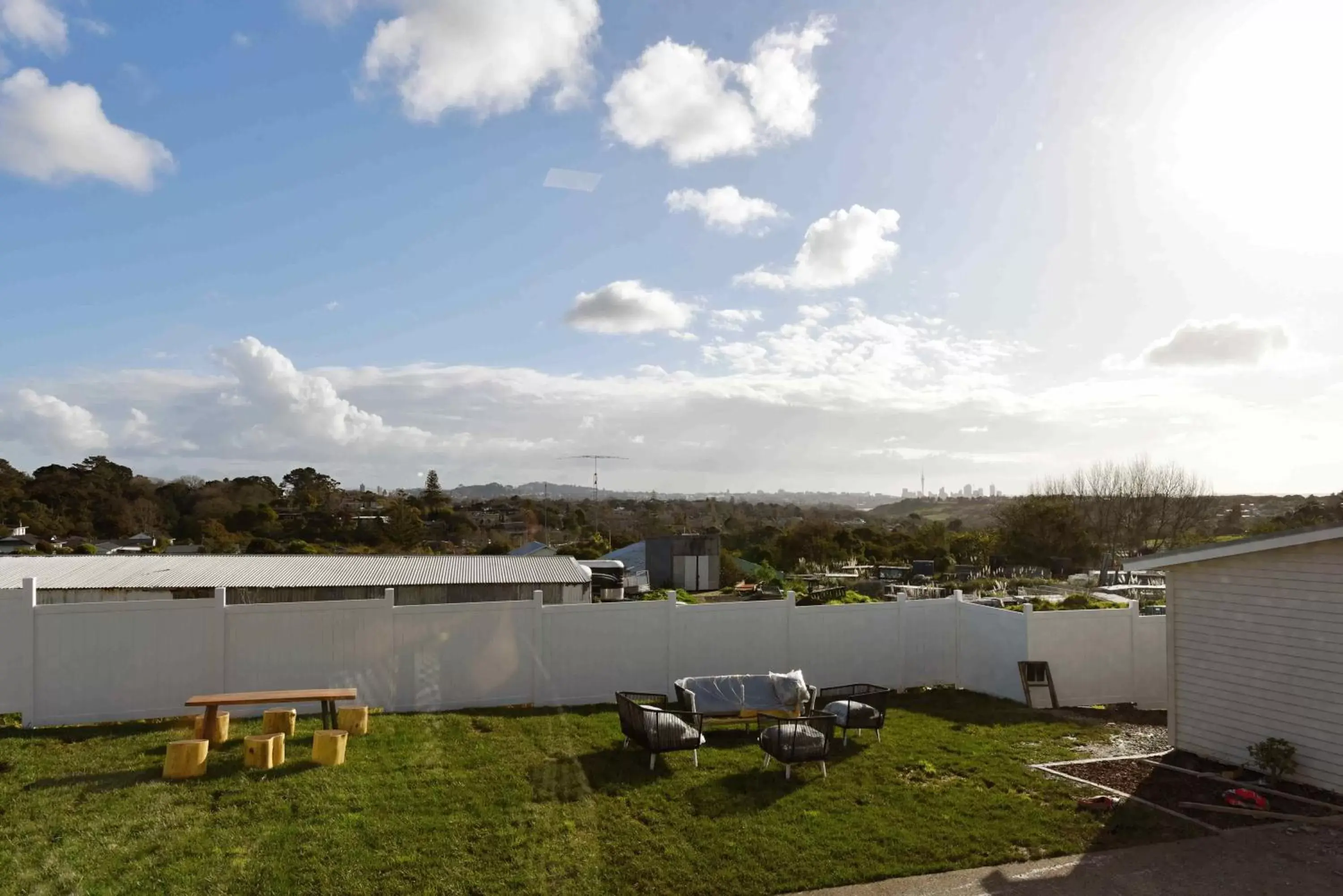 Garden view in Regal Residency Garden view in Regal Residency