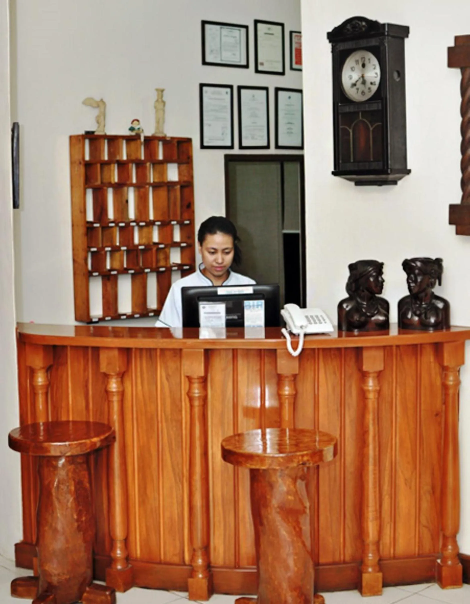 Lobby or reception in El Haciendero Private Hotel