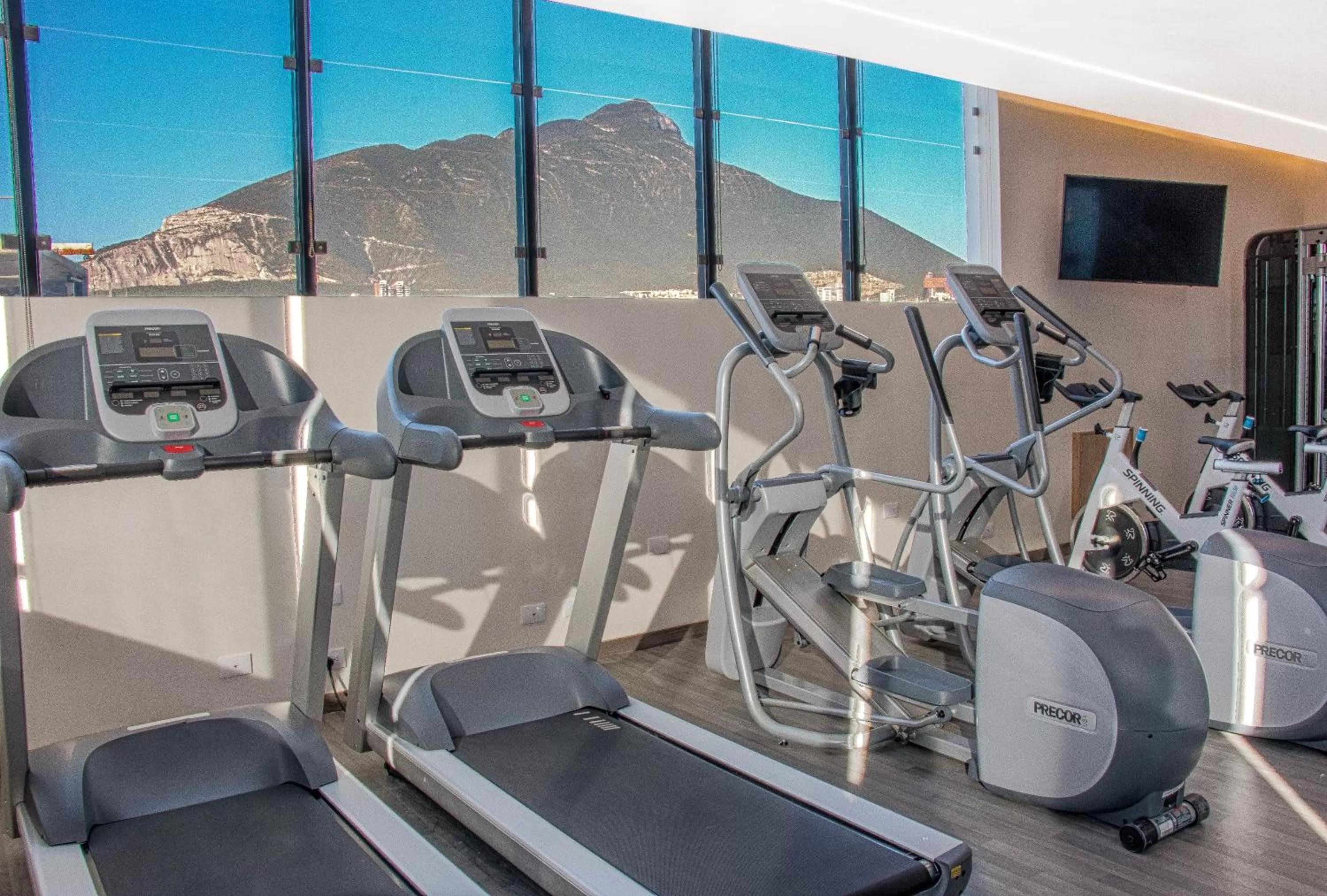 Fitness centre/facilities in Radisson Hotel Monterrey San Jeronimo