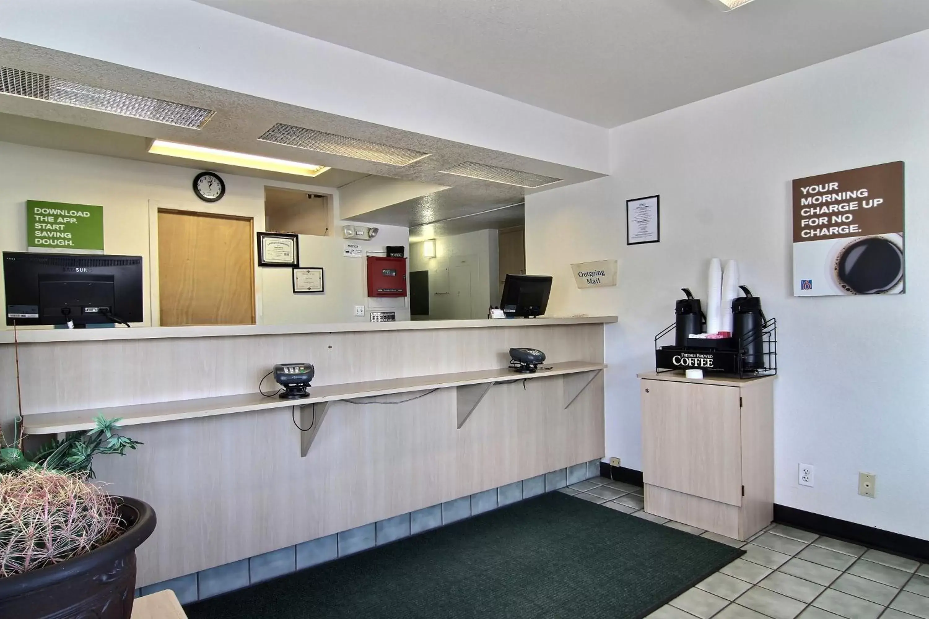 Lobby or reception, Lobby/Reception in Motel 6-Grants, NM