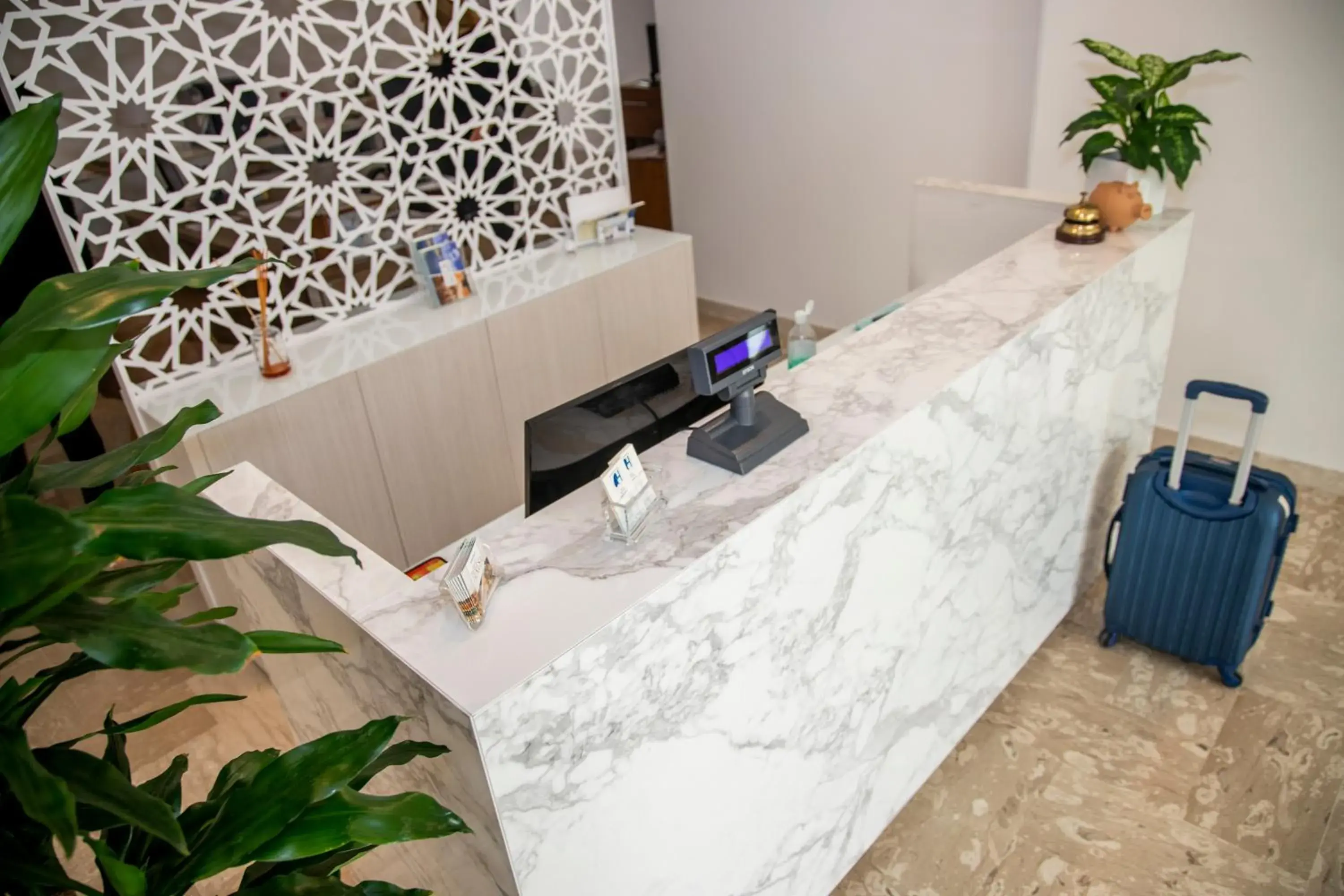 Lobby or reception in Hotel Adriatico Lobby or reception in Hotel Adriatico