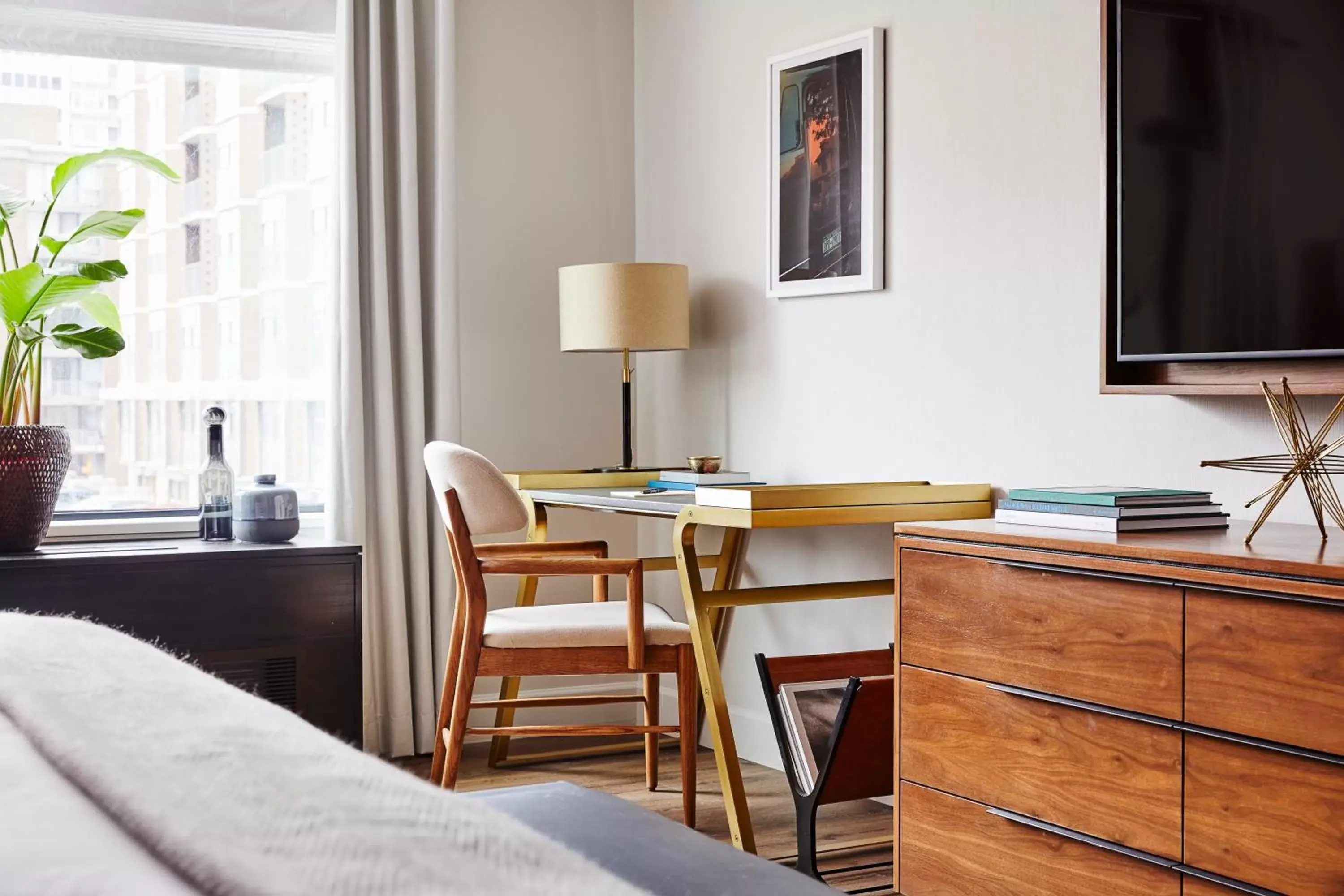 Seating area, Bed in The Blake Hotel Seating area, Bed in The Blake Hotel