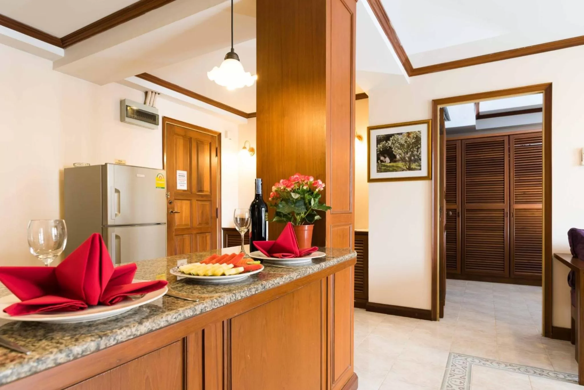 Kitchen or kitchenette in The Residence Garden