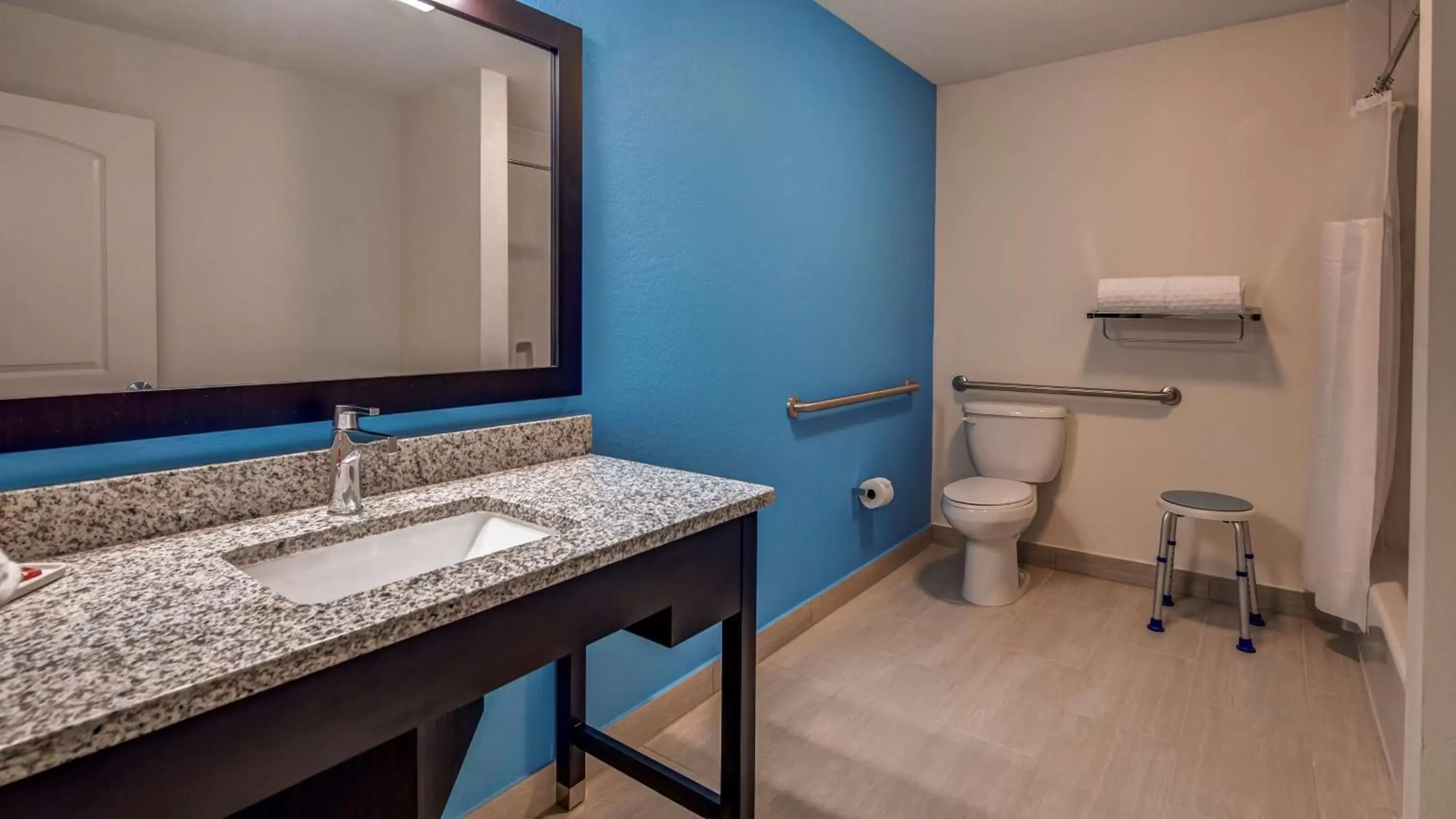 Bathroom in SureStay Plus Hotel by Best Western Humble