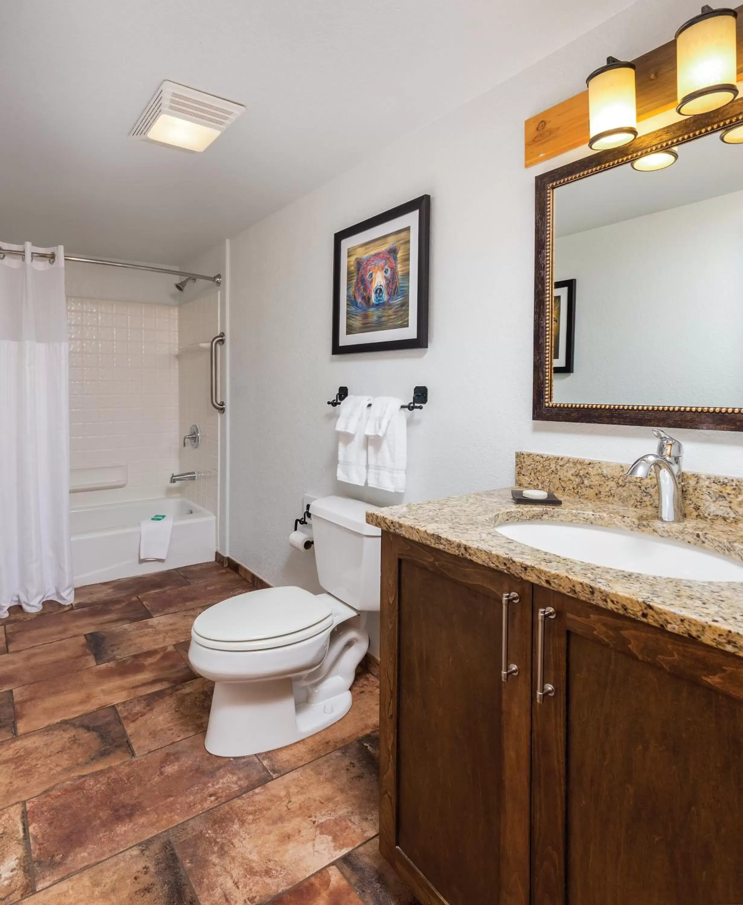 Bathroom in WorldMark Red River