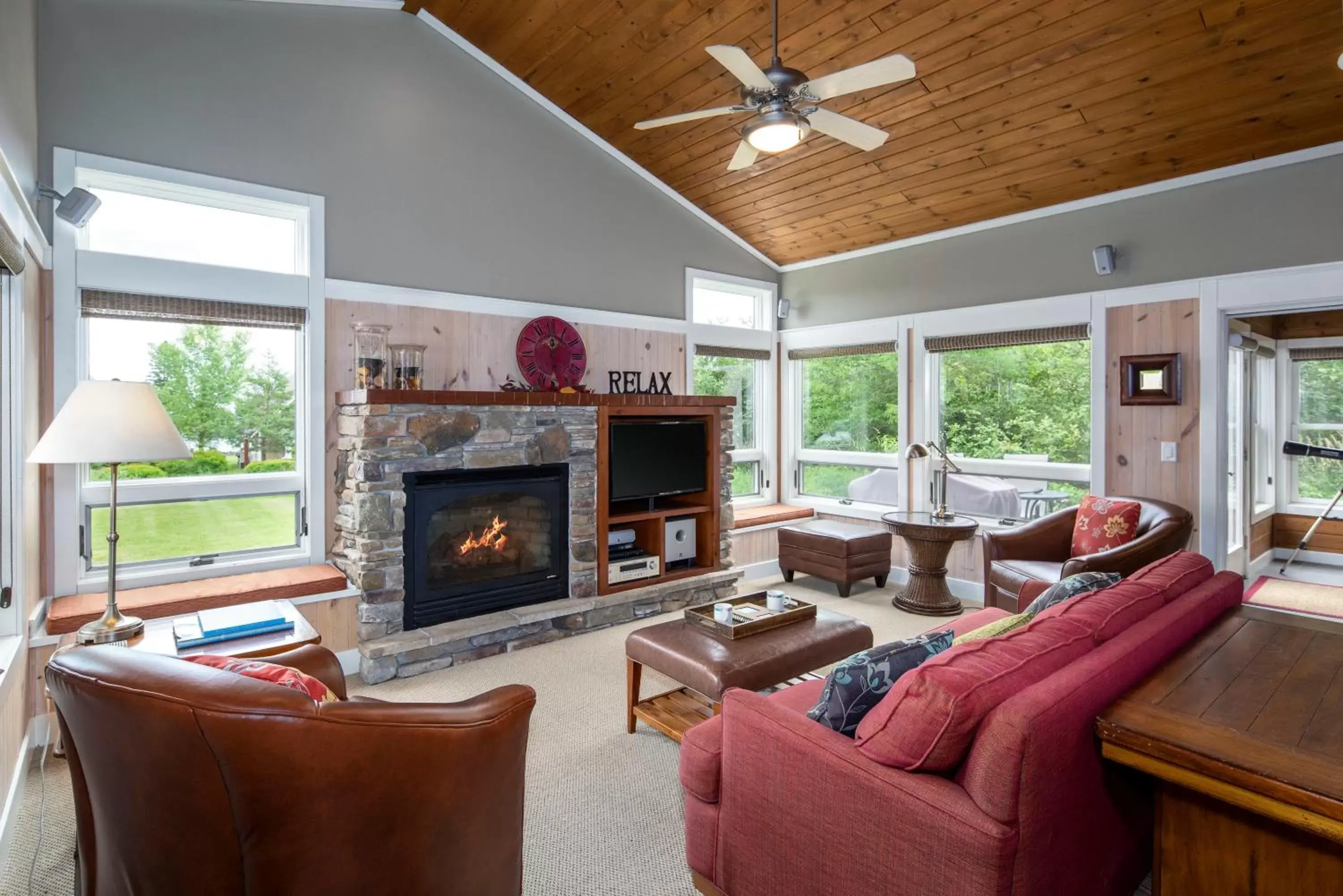 Seating Area in Larsmont Cottages