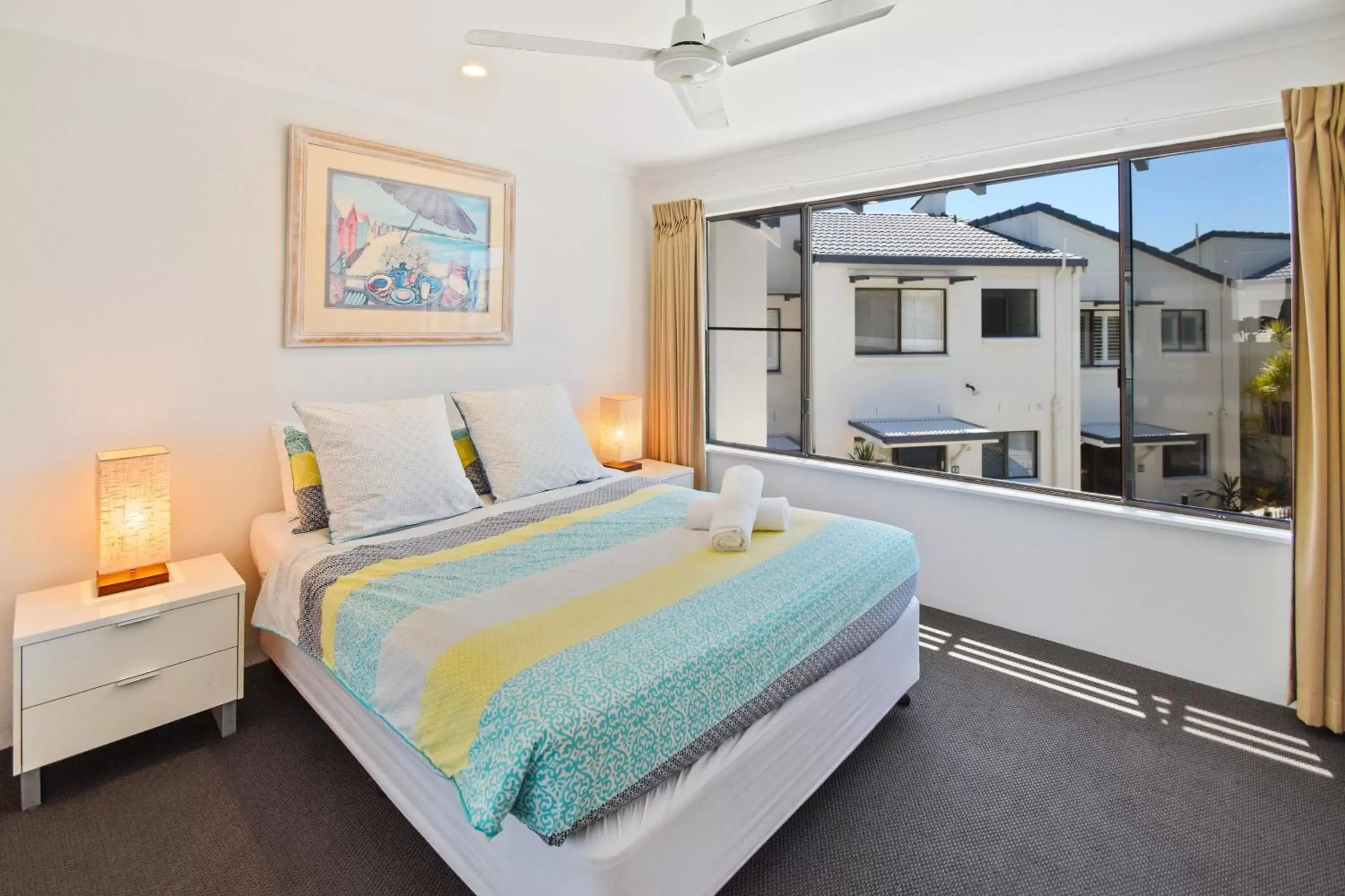 Bedroom, Bed in Noosa Place Resort