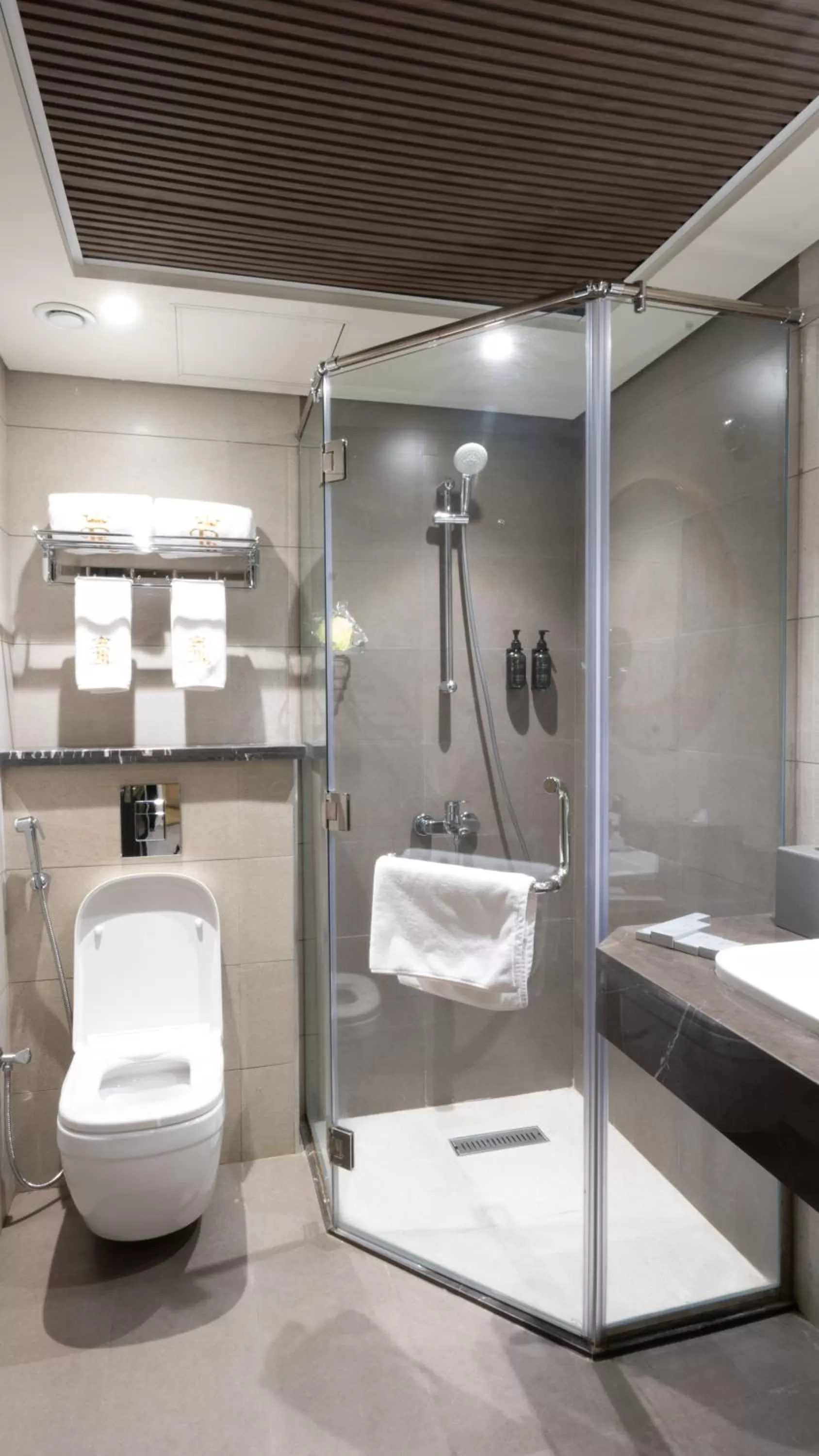 Shower in President Hotel