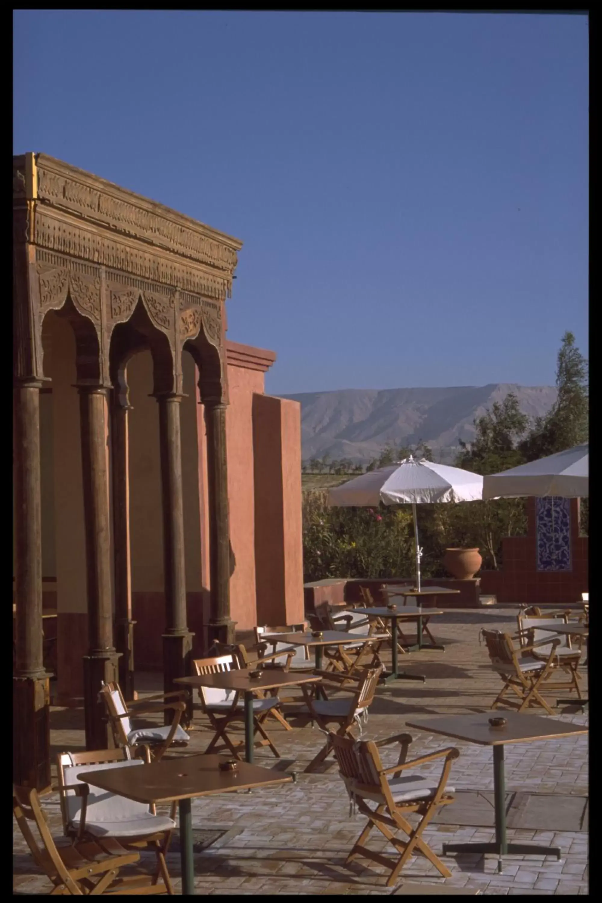 Patio in Al Moudira Hotel