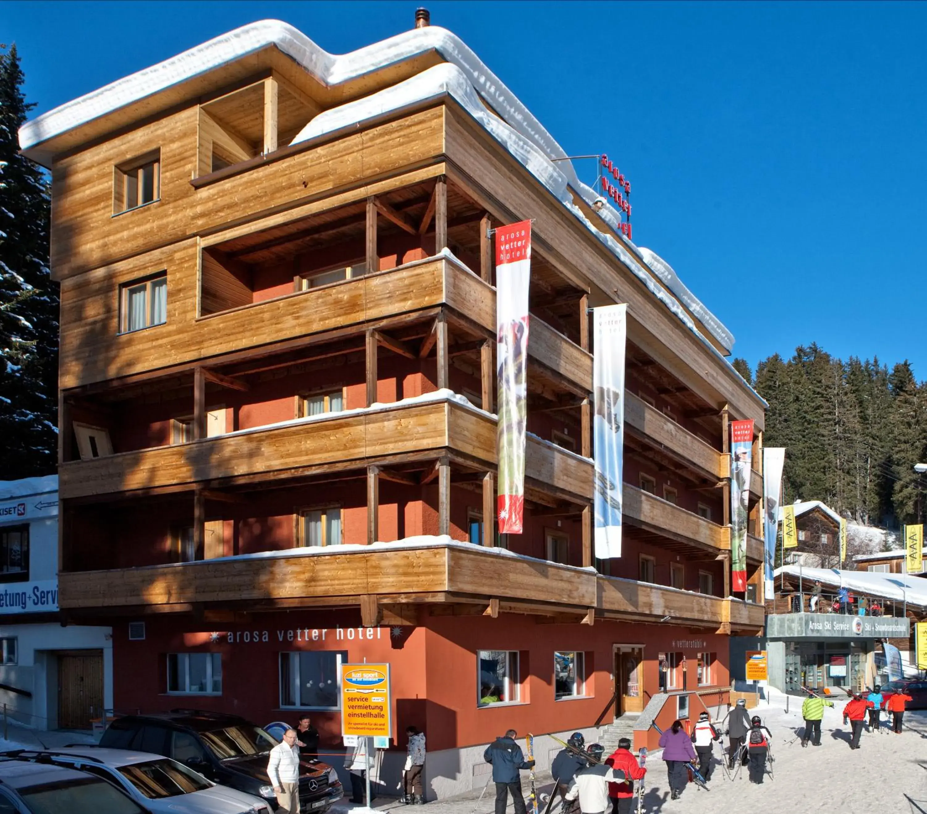 Facade/entrance, Property Building in Arosa Vetter Hotel