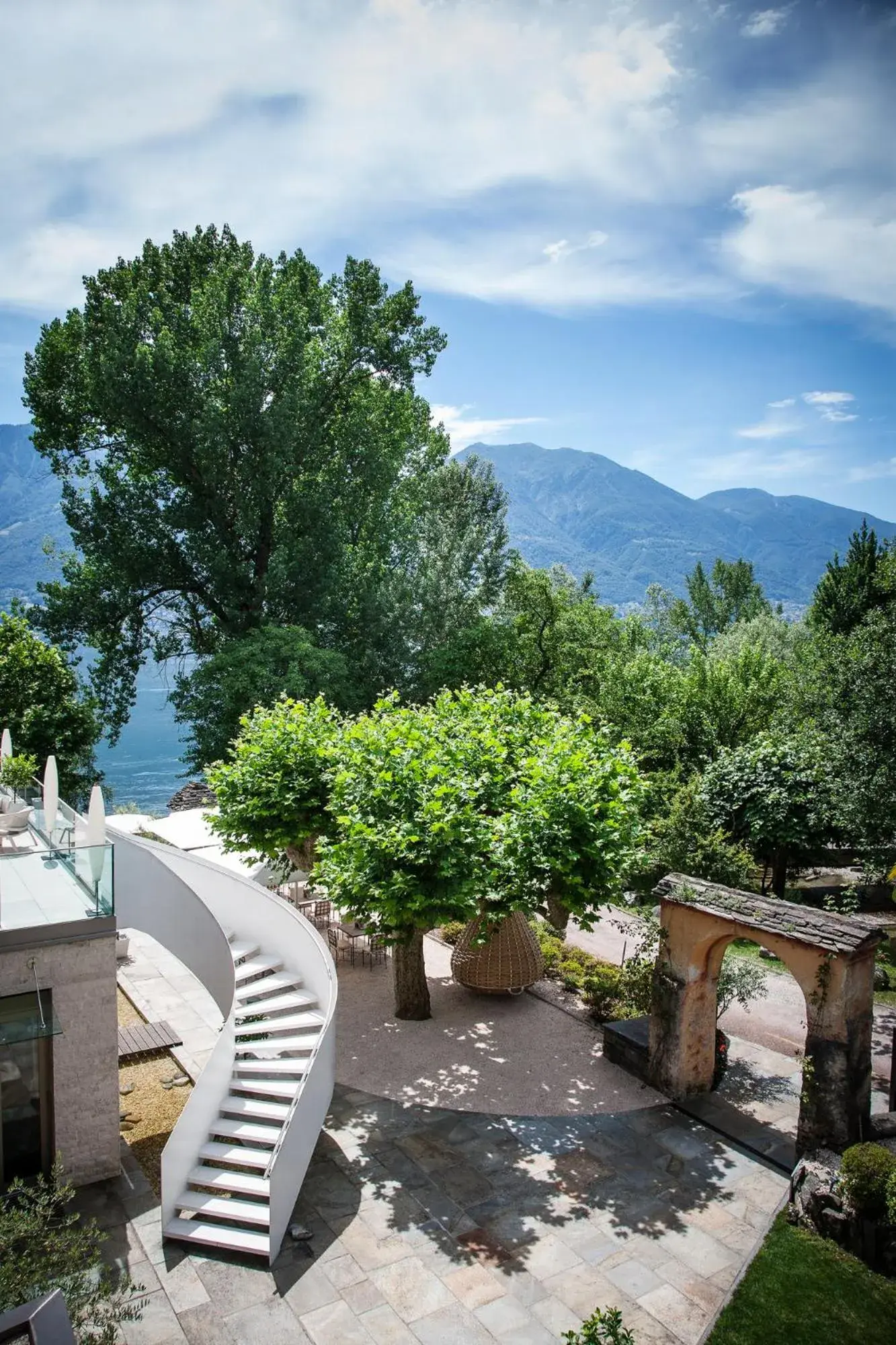 Garden view in Giardino Lago