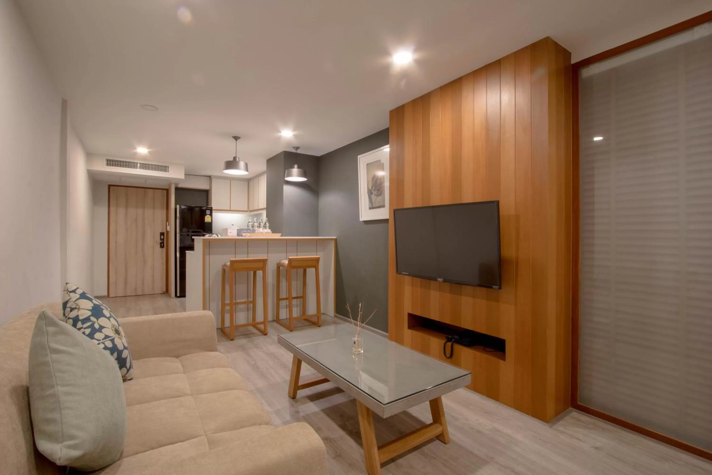 Living room in The Residence Rajtaevee Hotel