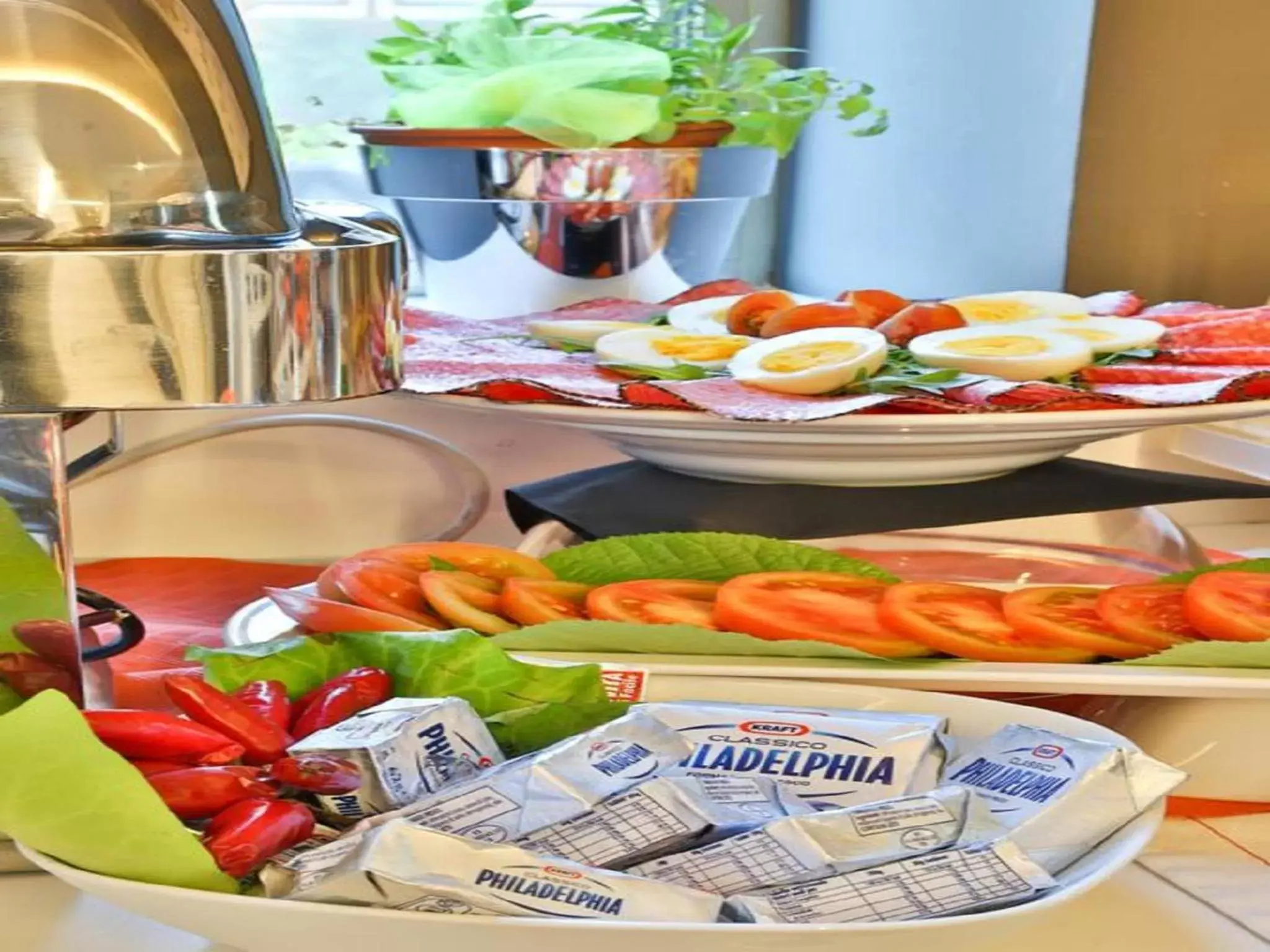 Continental breakfast in Best Western Parco Paglia Hotel