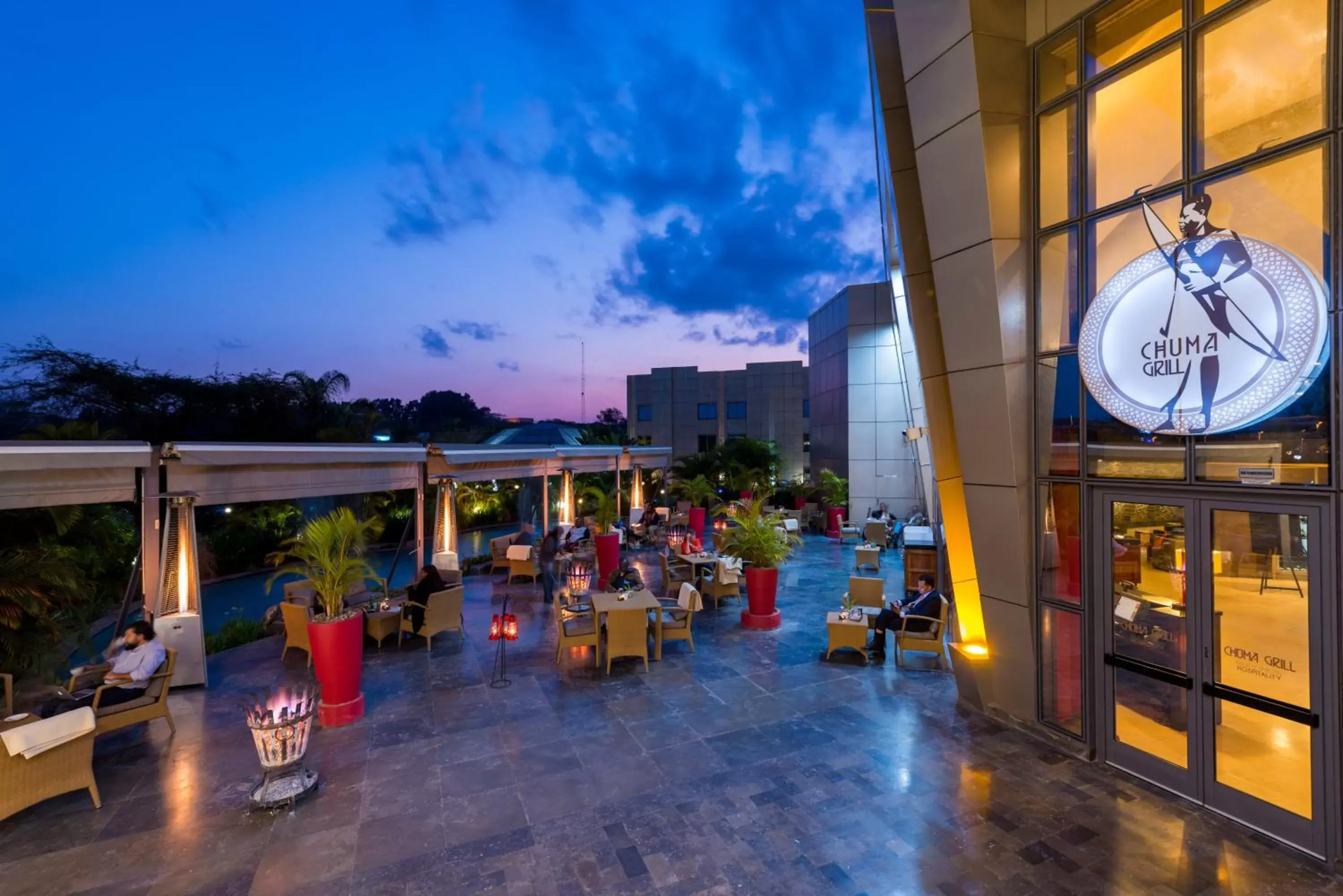 Balcony/Terrace in Radisson Blu Hotel Lusaka