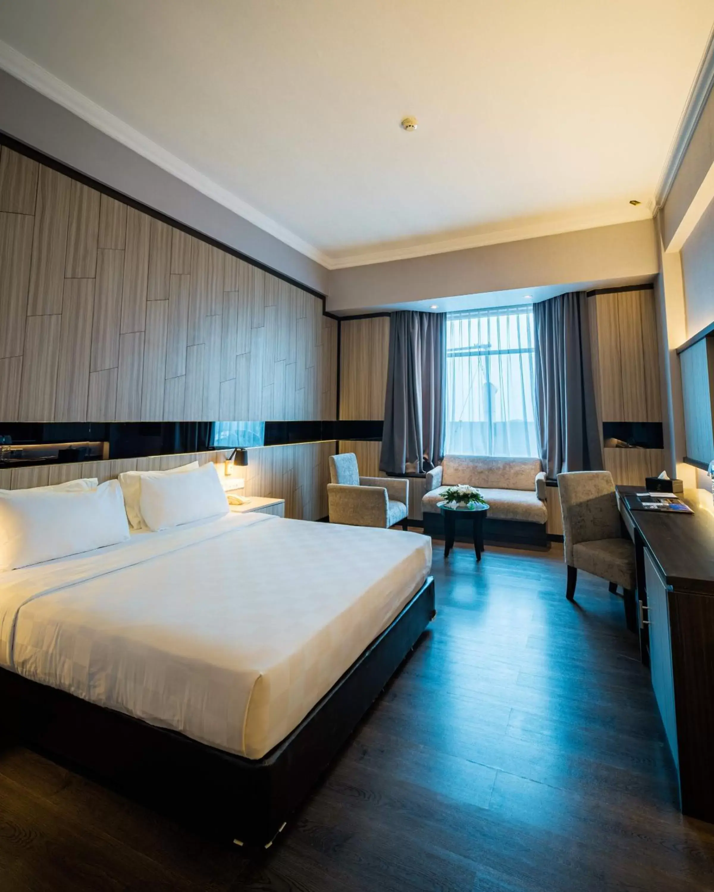Bed in Grand Jatra Hotel Pekanbaru
