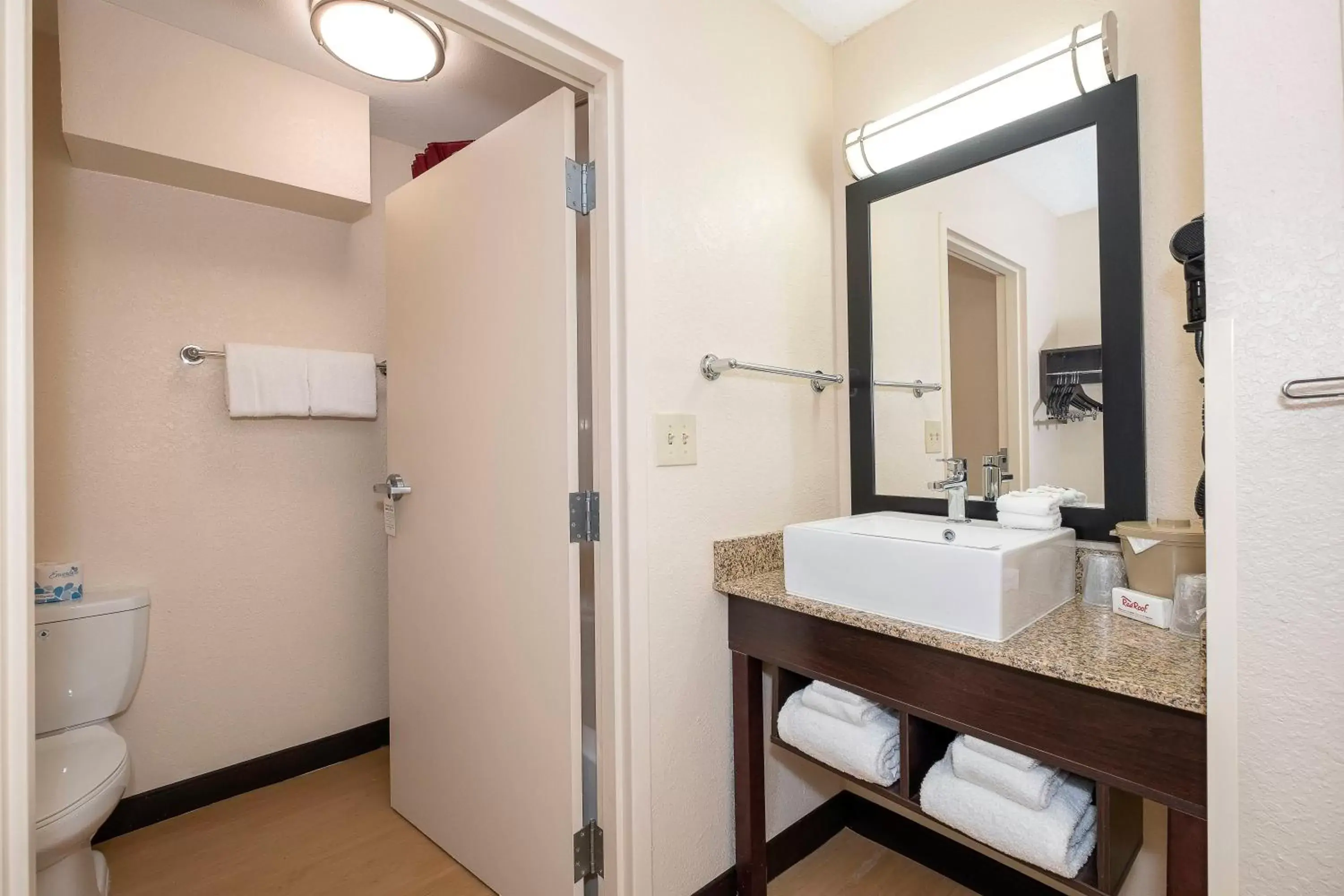 Bathroom in Red Roof Inn PLUS+ Jacksonville – Southpoint