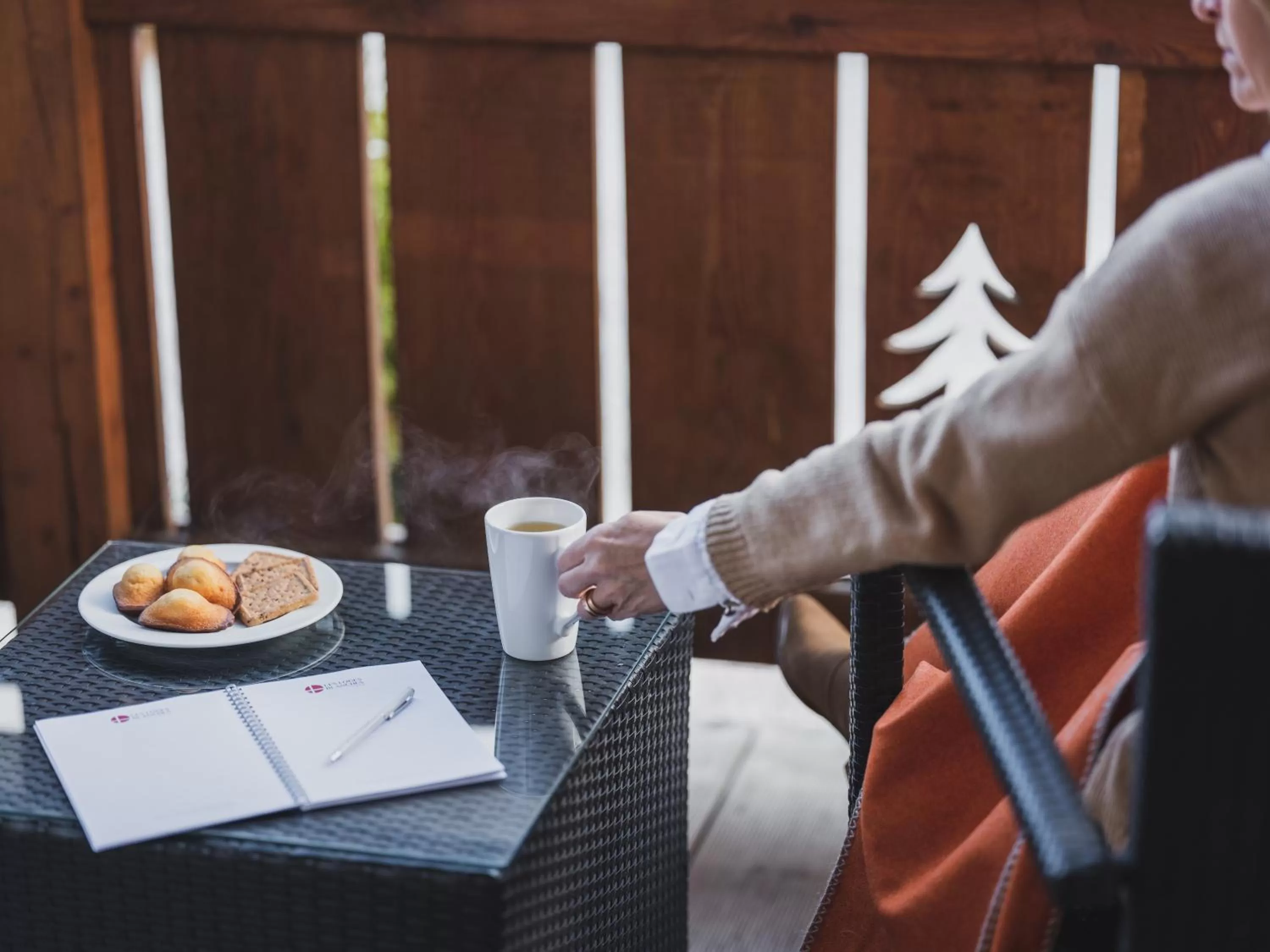 Balcony/Terrace in Les Loges Blanches Megève