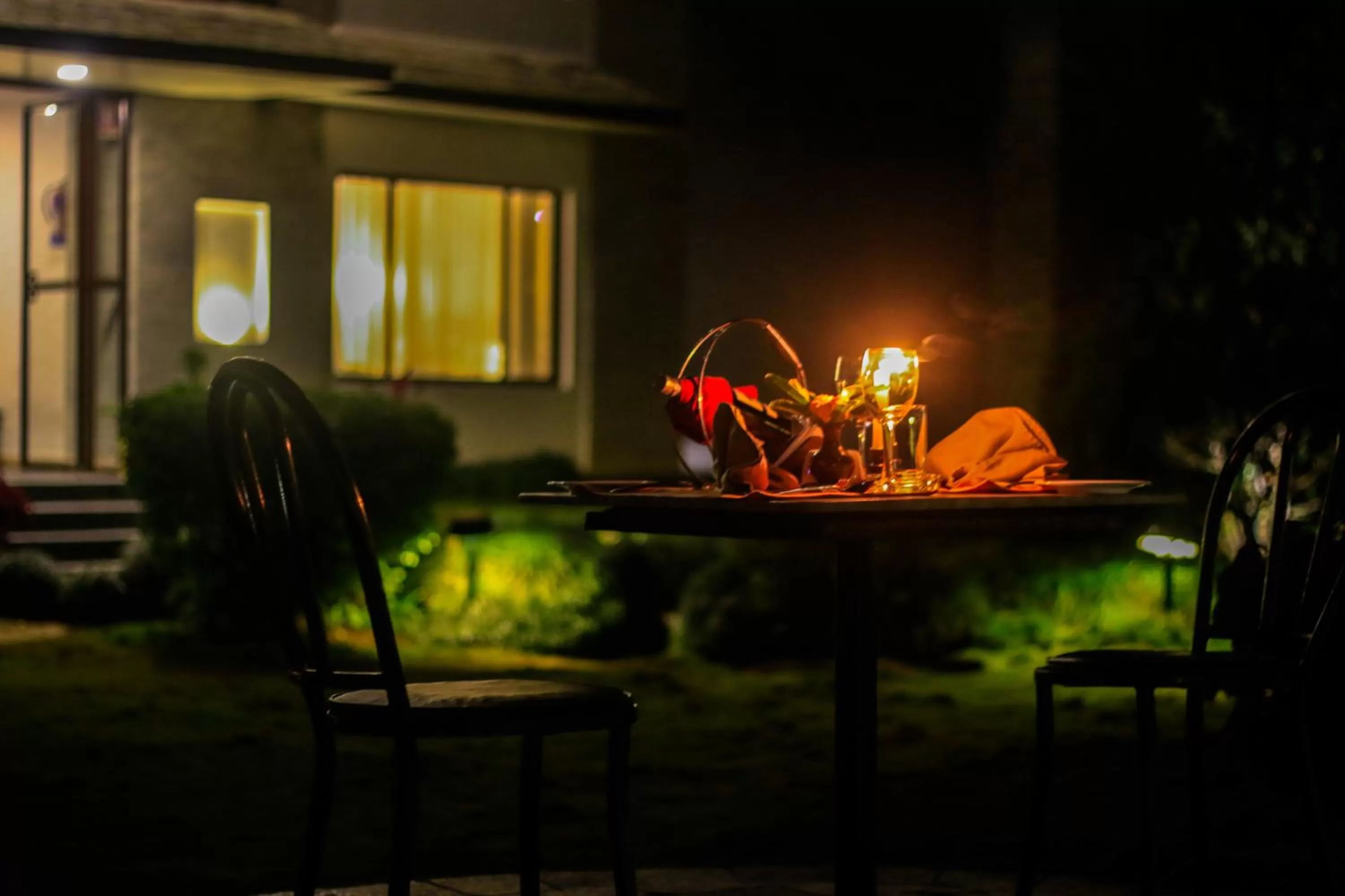 Pool view in Hotel Barahi Pokhara