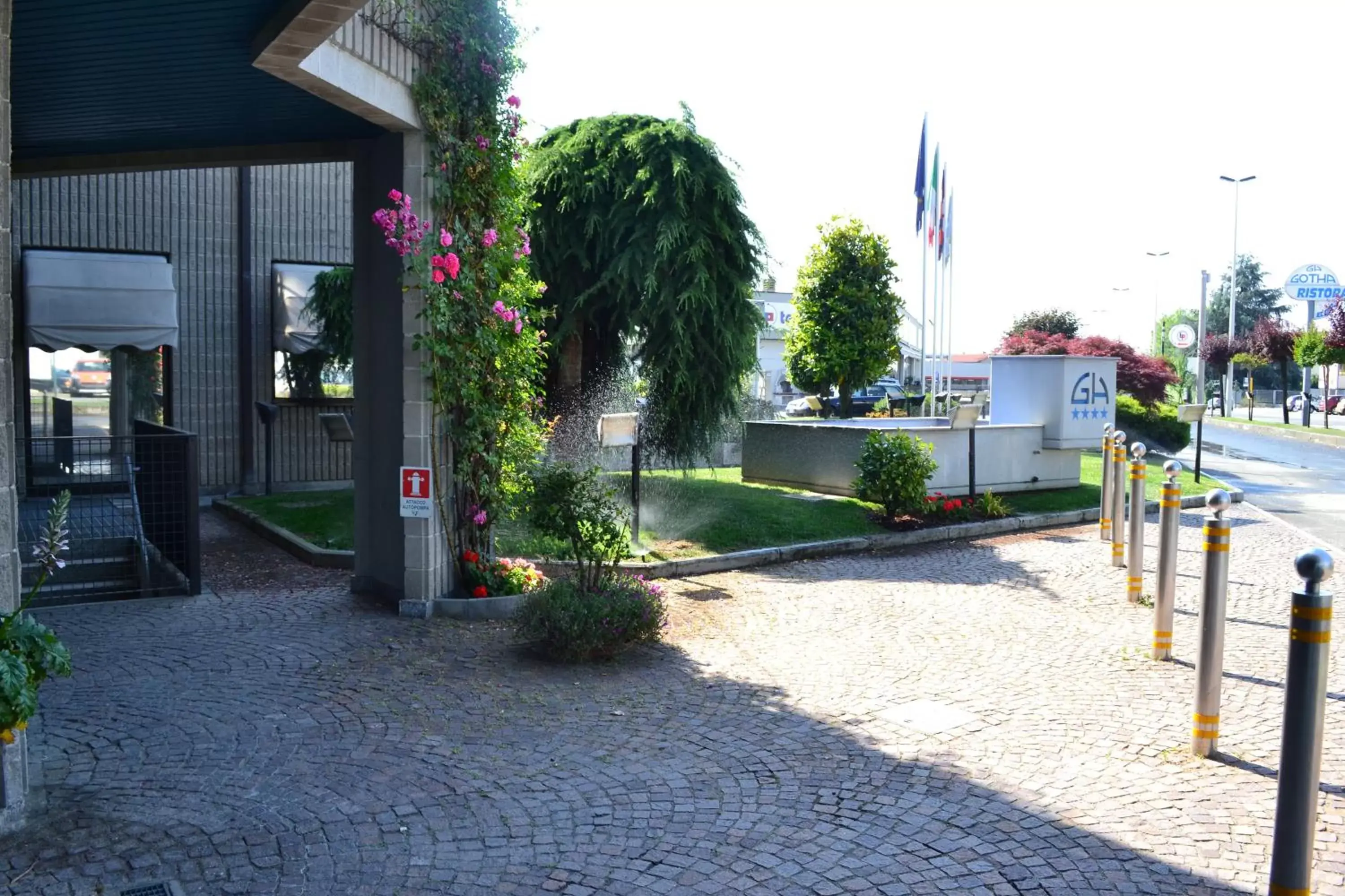 Facade/entrance in Gotha Hotel Turin Airport