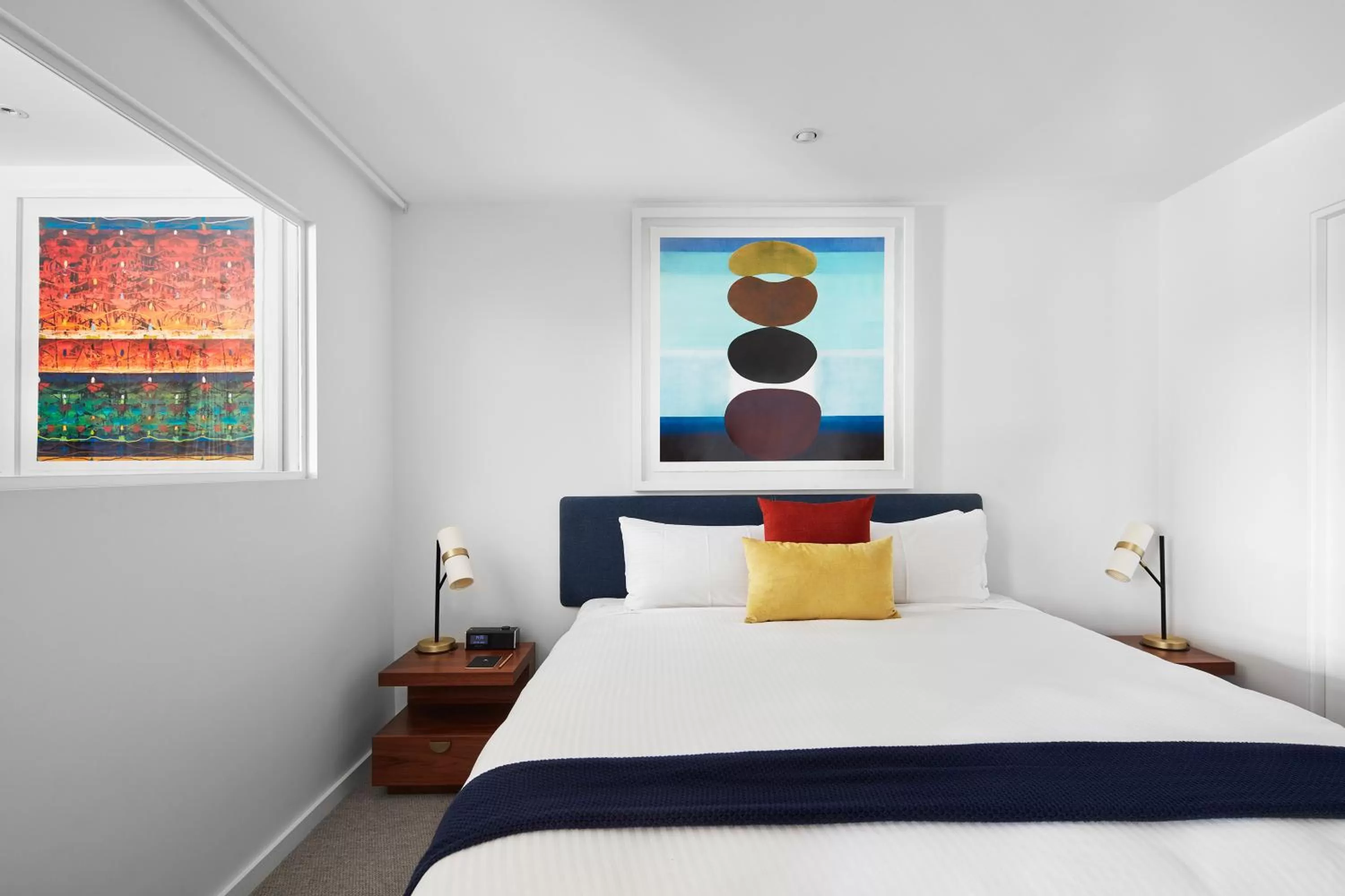 Bedroom, Bed in The Johnson Brisbane - Art Series