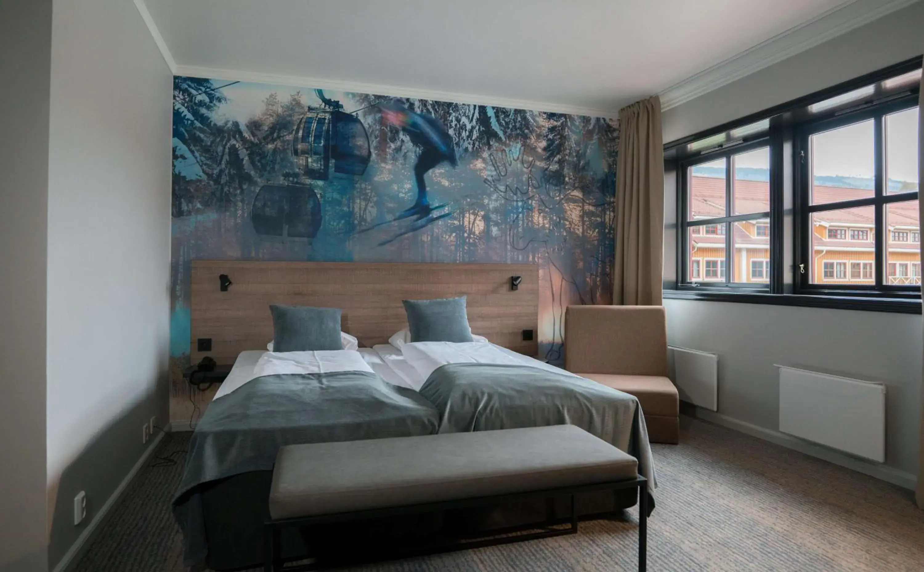 Photo of the whole room, Bed in Scandic Hafjell