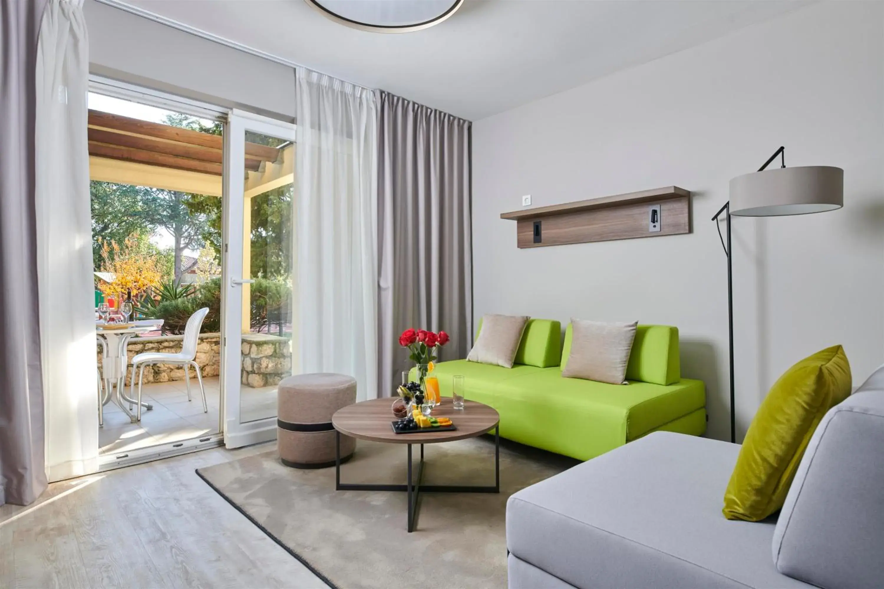 Bedroom, Seating Area in Residence Sol Garden Istra for Plava Laguna
