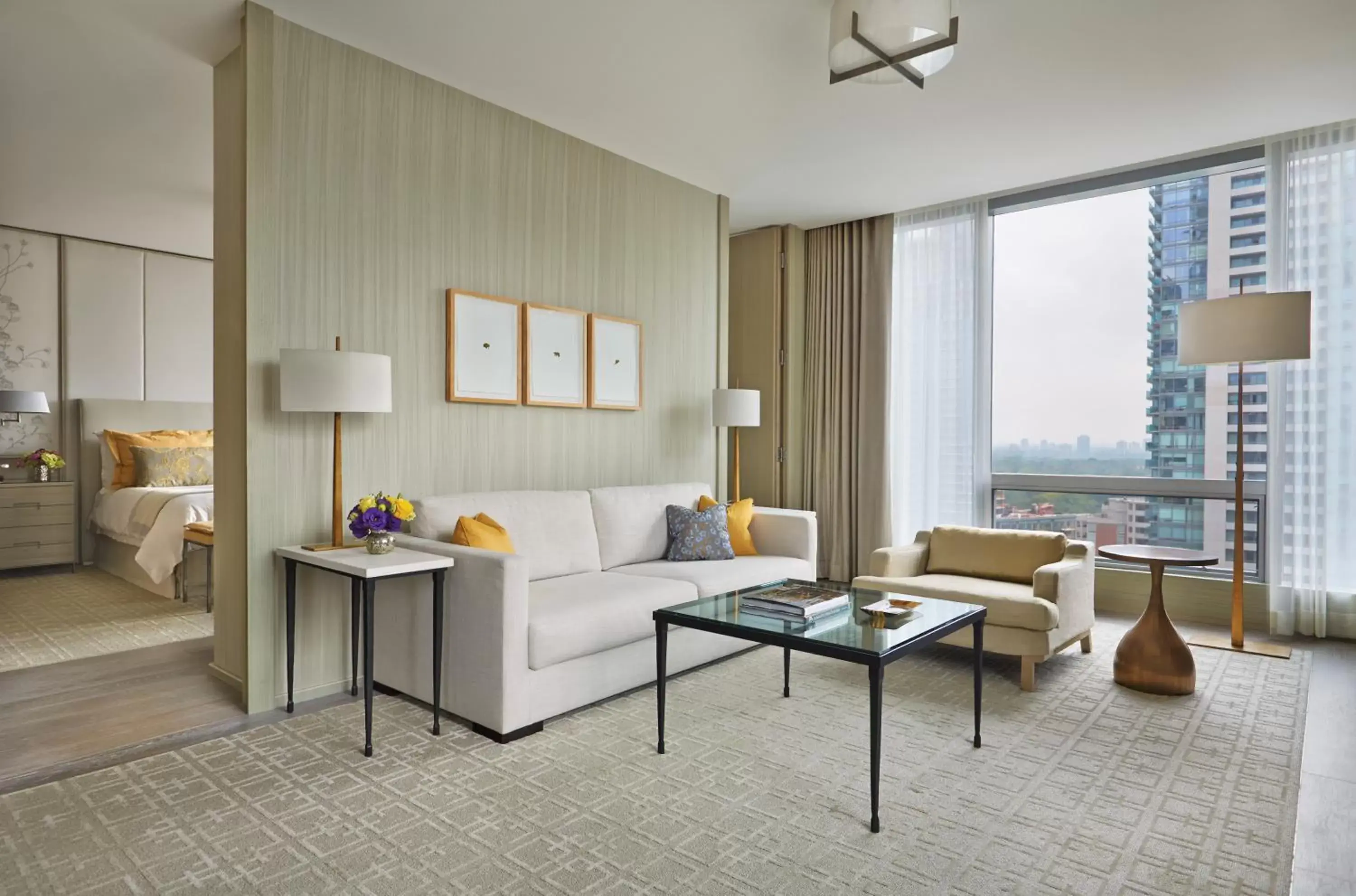 Living room, Seating Area in Four Seasons Hotel Toronto at Yorkville