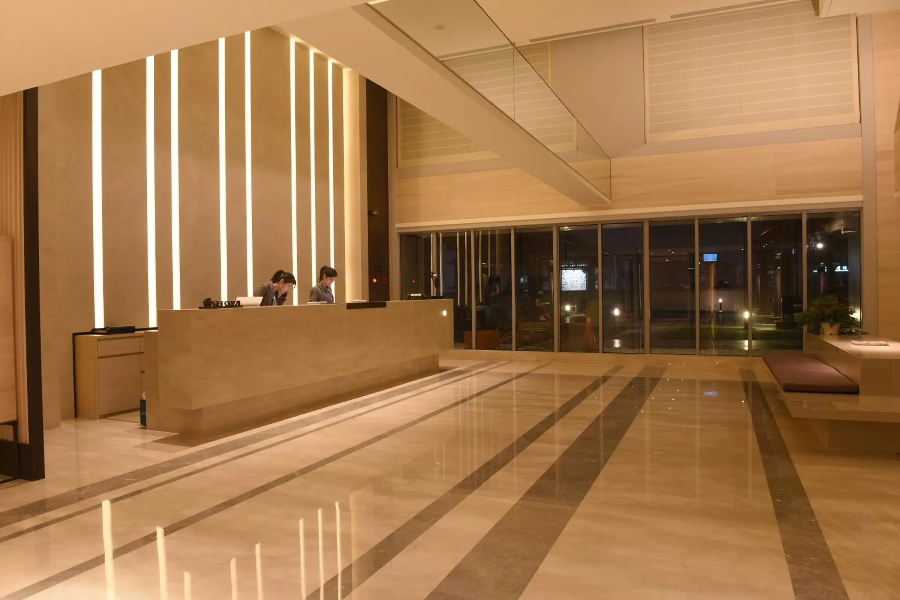 Night, Lobby/Reception in Hotel COZZI Ximen Tainan