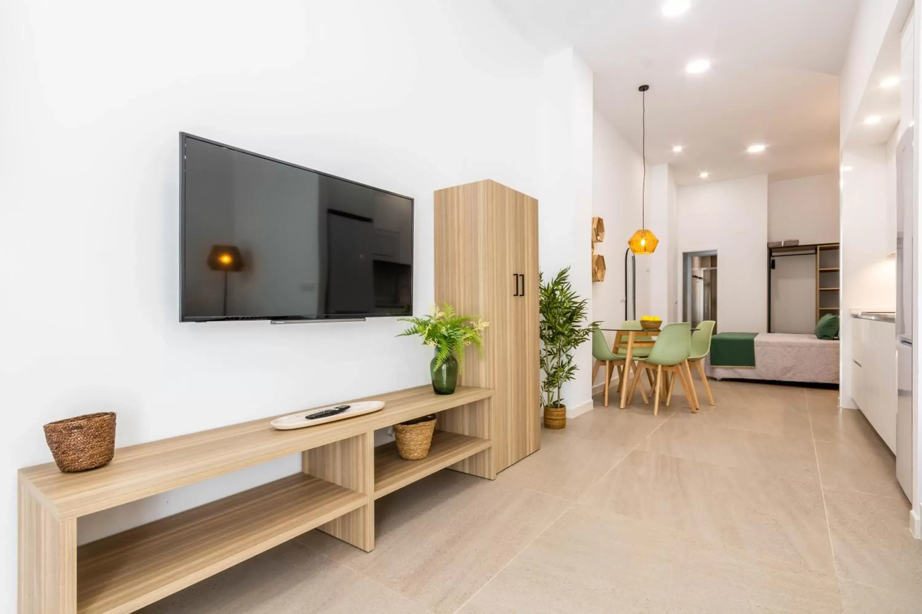TV and multimedia, TV/Entertainment Center in Apartamentos Alnatur