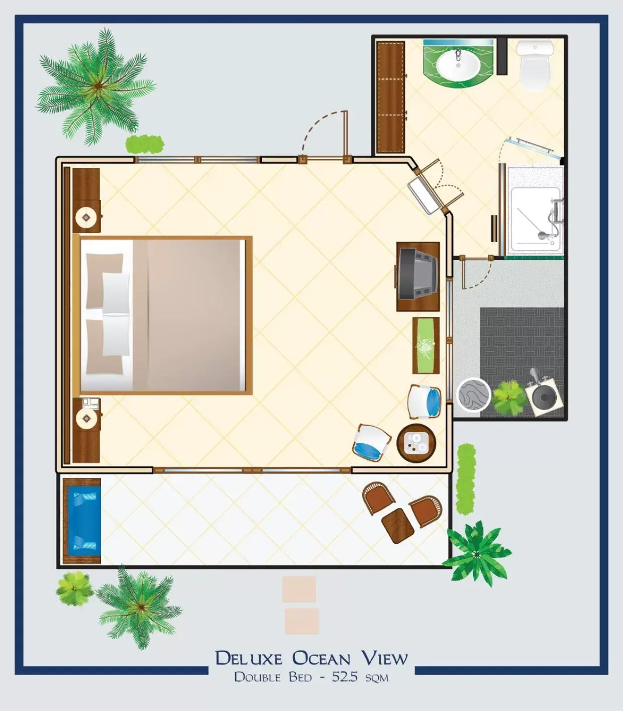 Photo of the whole room, Floor Plan in Puri Bagus Lovina