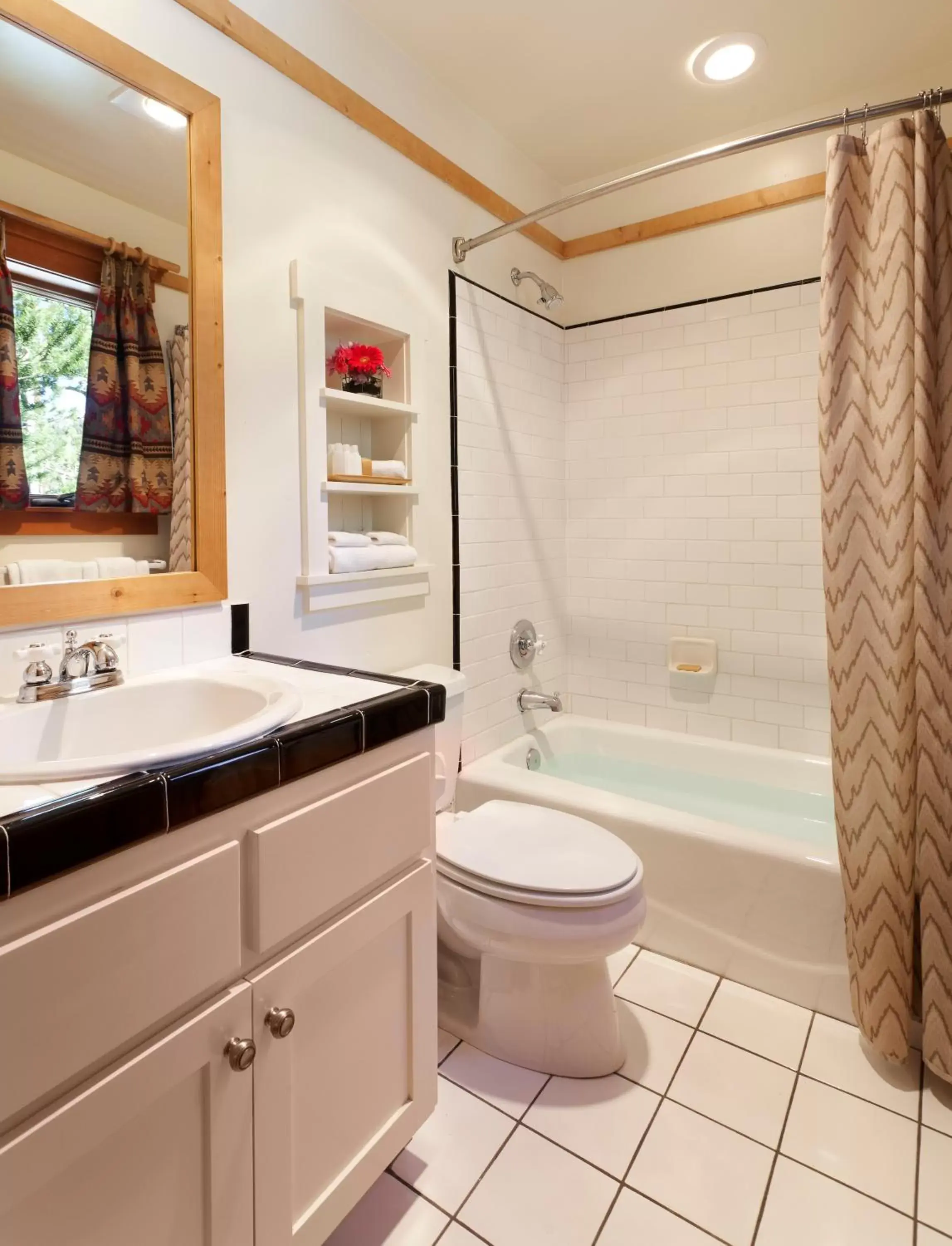 Bathroom in Tamarack Lodge