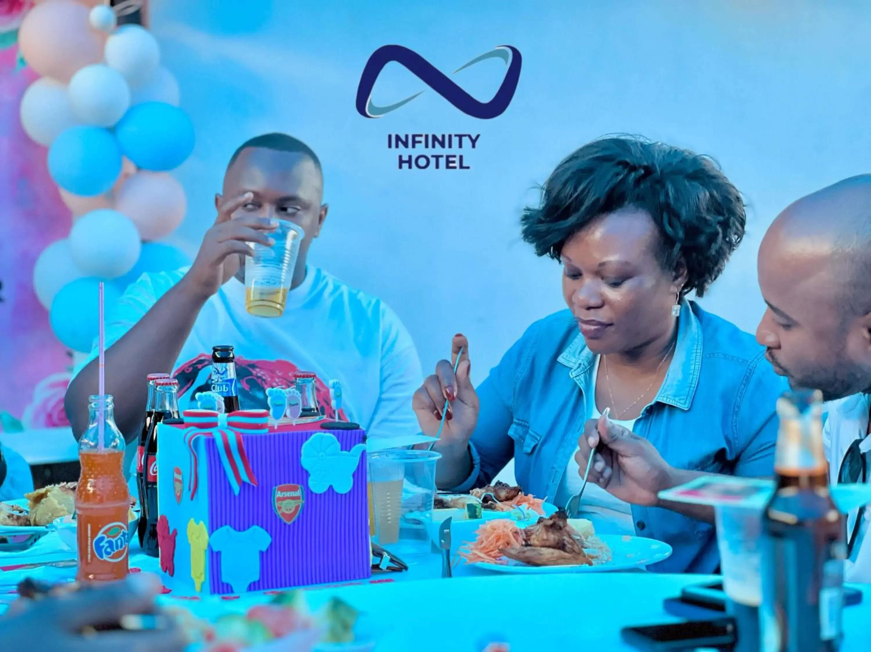 Food and drinks in Infinity Hotel Kampala