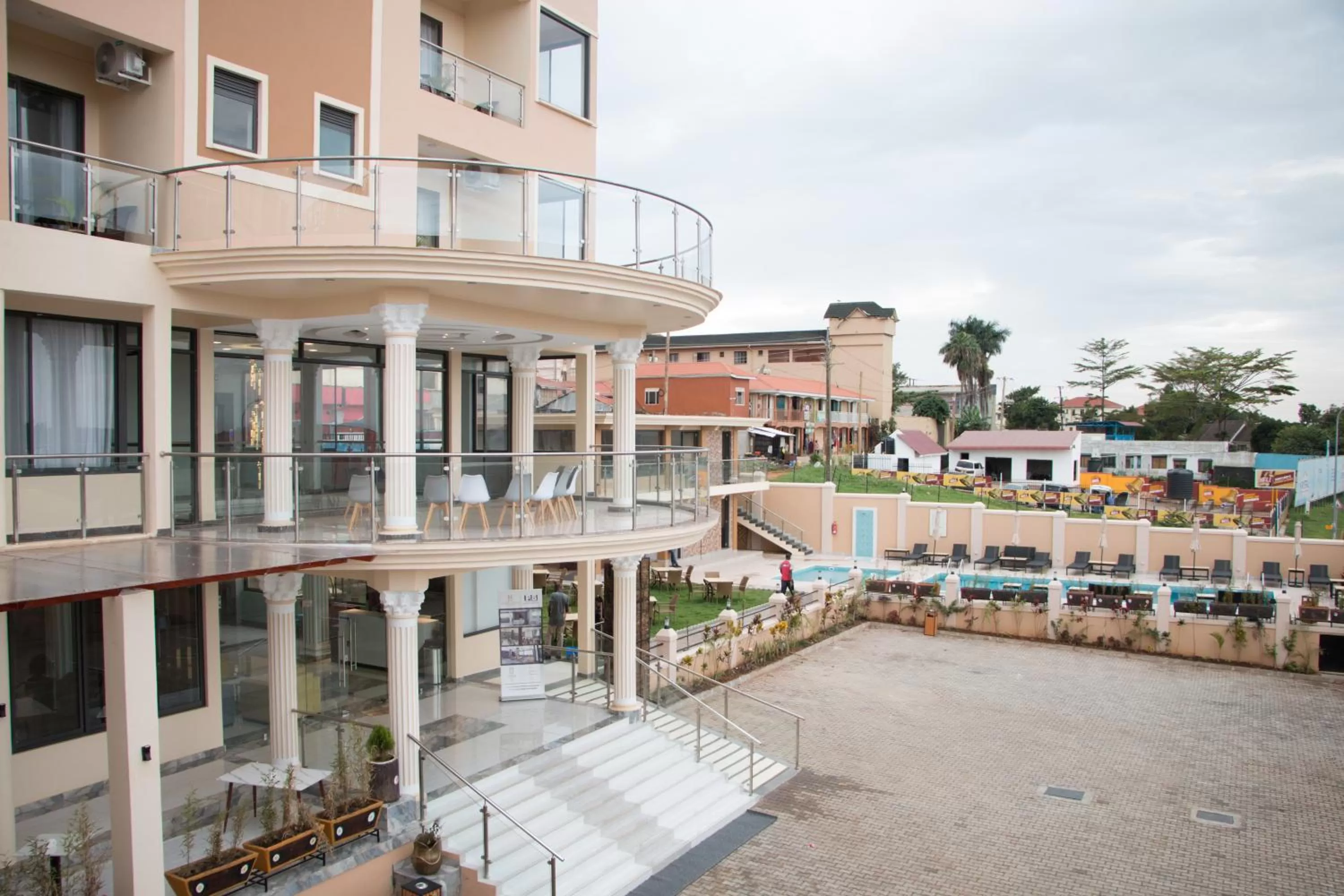 Property building in Hotel Horizon Entebbe