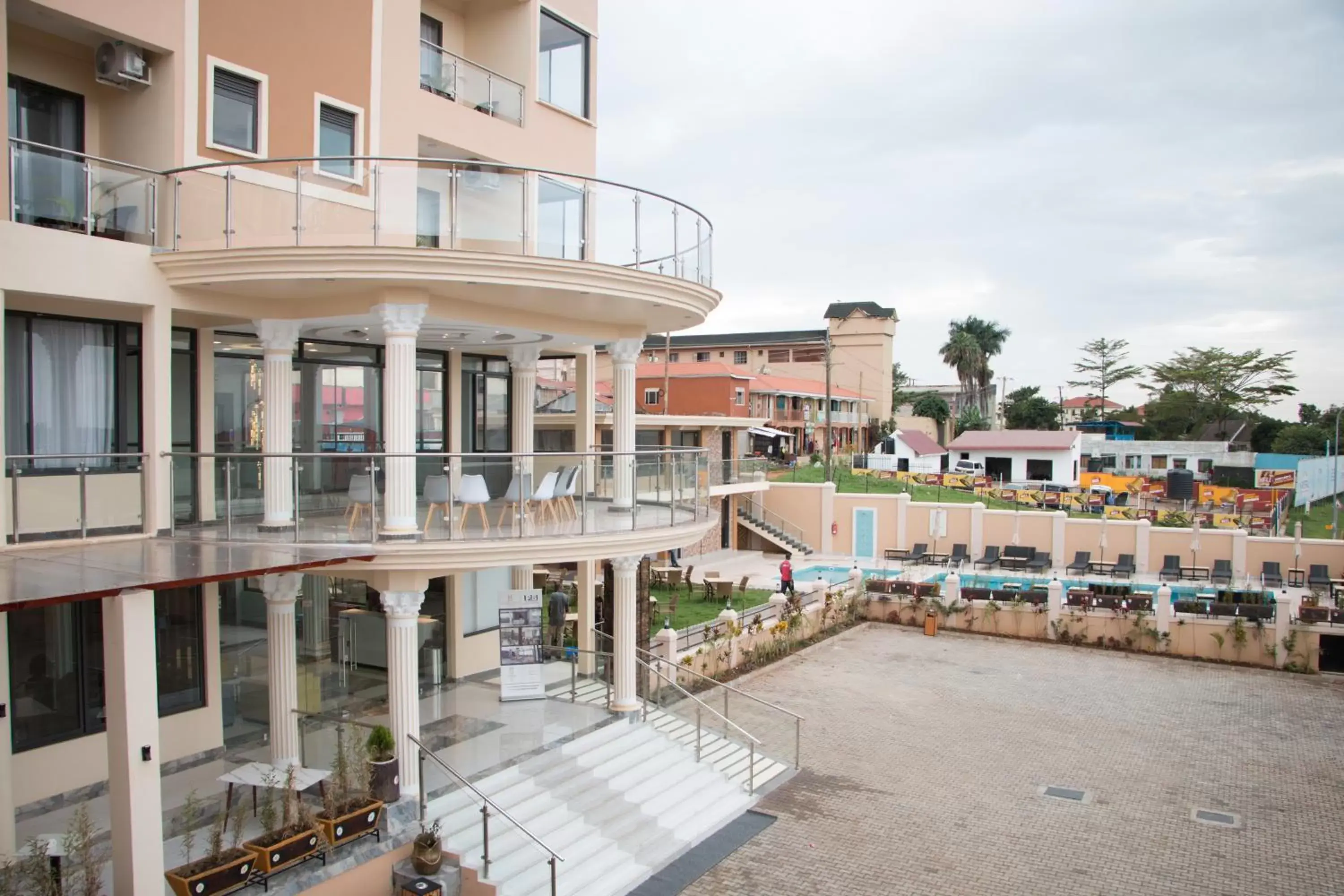 Property building in Hotel Horizon Entebbe Property building in Hotel Horizon Entebbe