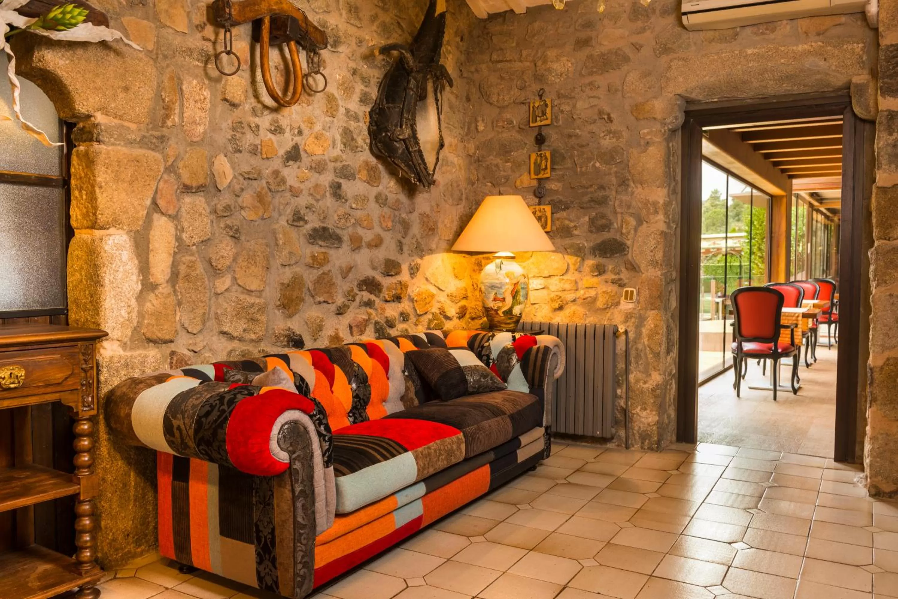 Communal lounge/ TV room in Mas Tapiolas