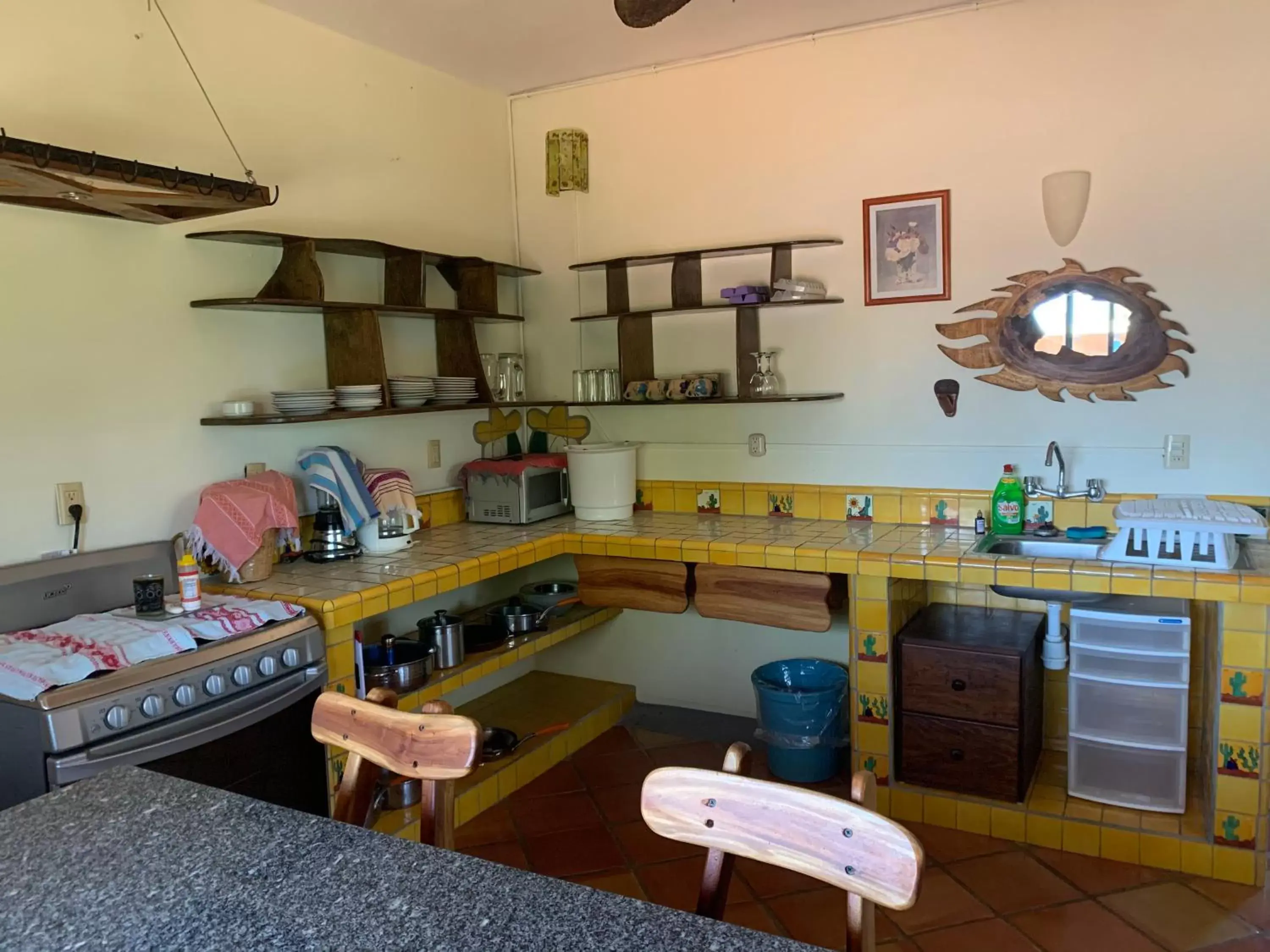 Kitchen or kitchenette in Hotel Casamar Suites