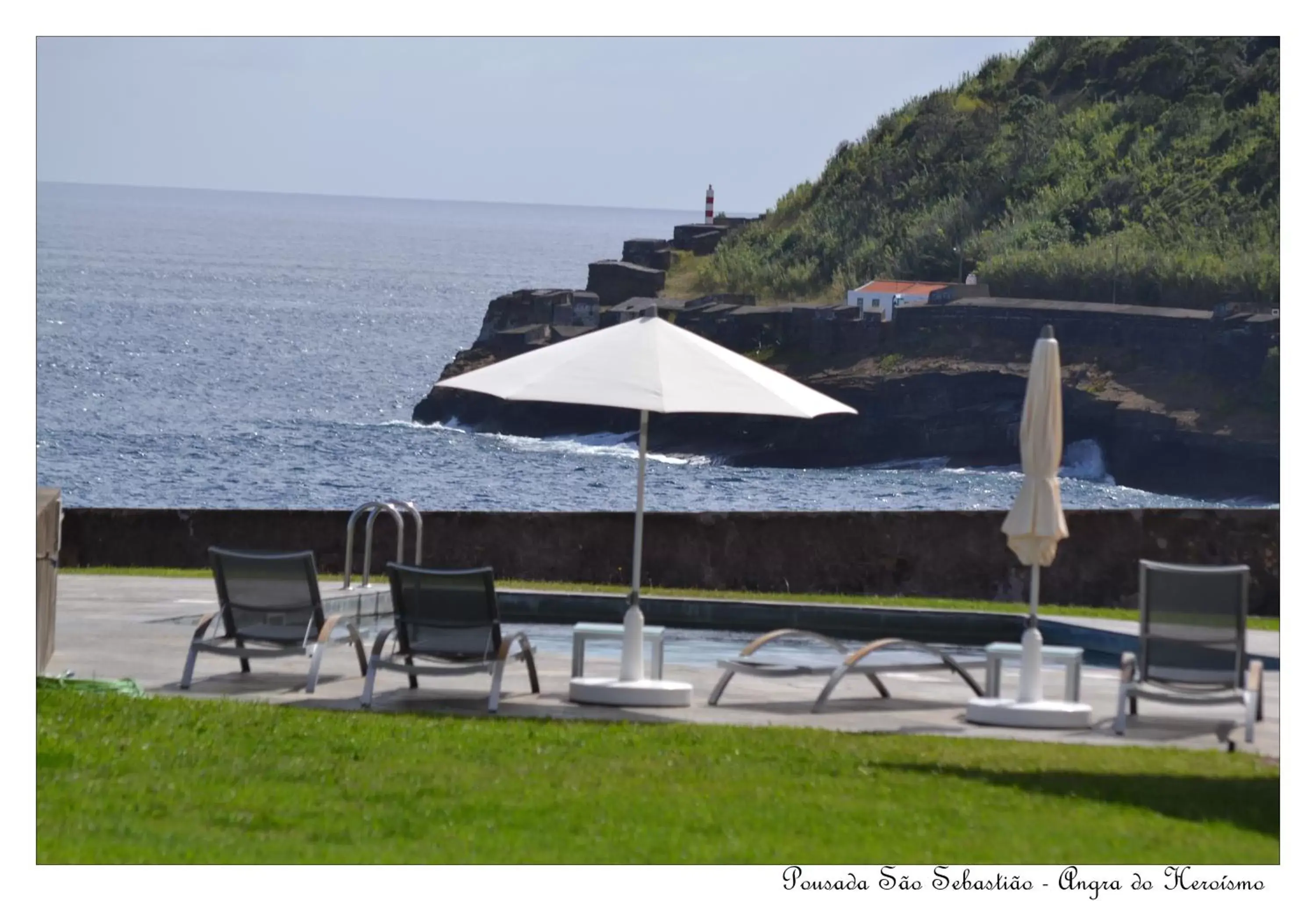 Swimming pool in Pousada de Angra do Heroismo Castelo de S. Sebastiao