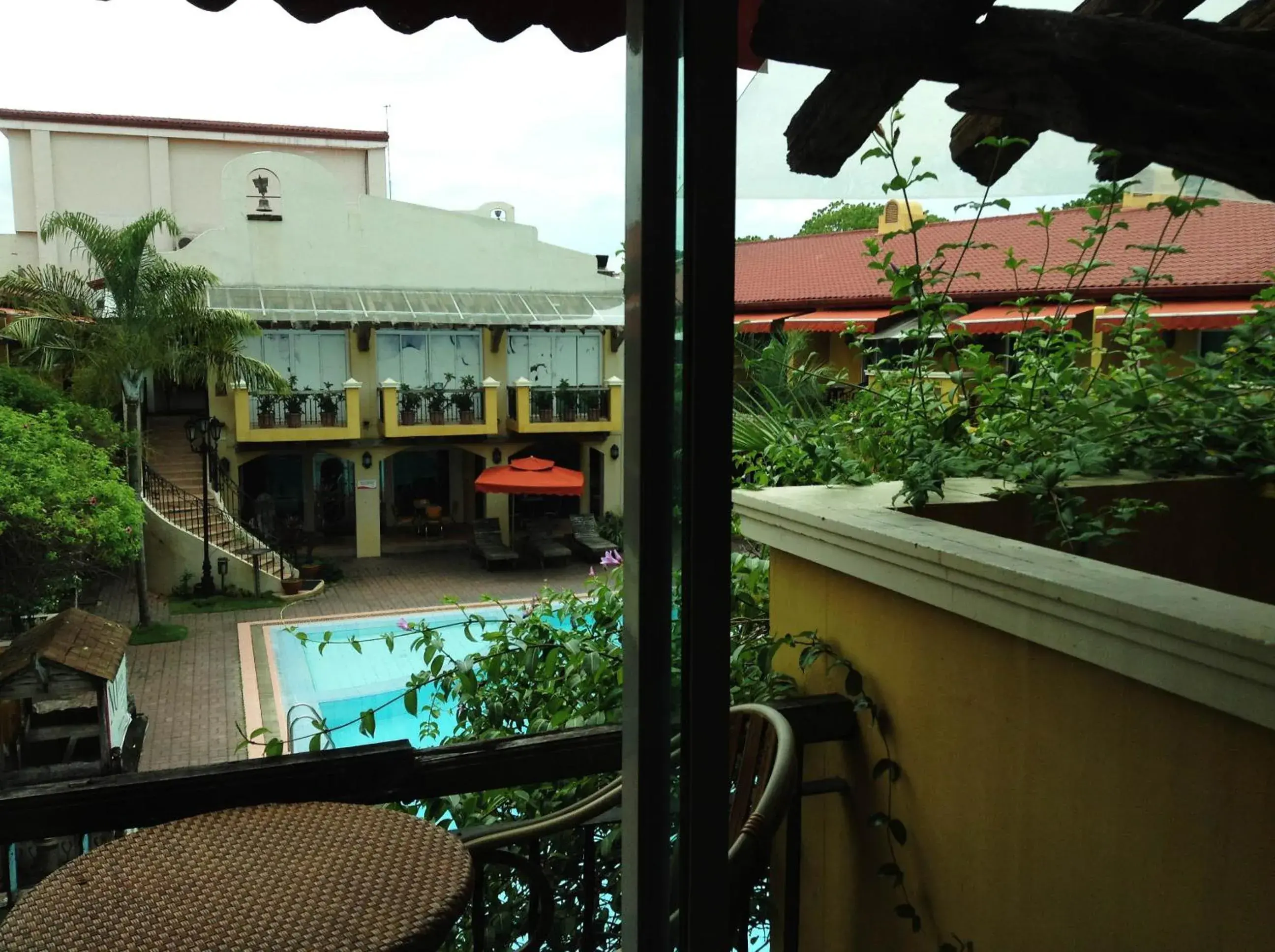 Balcony/Terrace, Pool View in Crown Regency Residences Davao