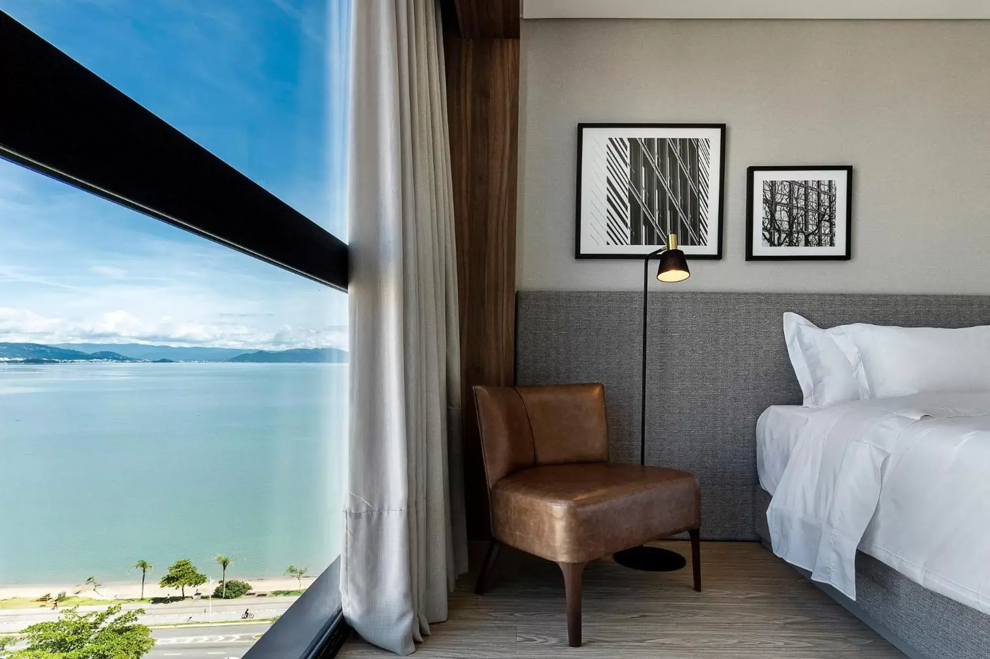 Sea view, Bed in LK Design Hotel Florianópolis Sea view, Bed in LK Design Hotel Florianópolis