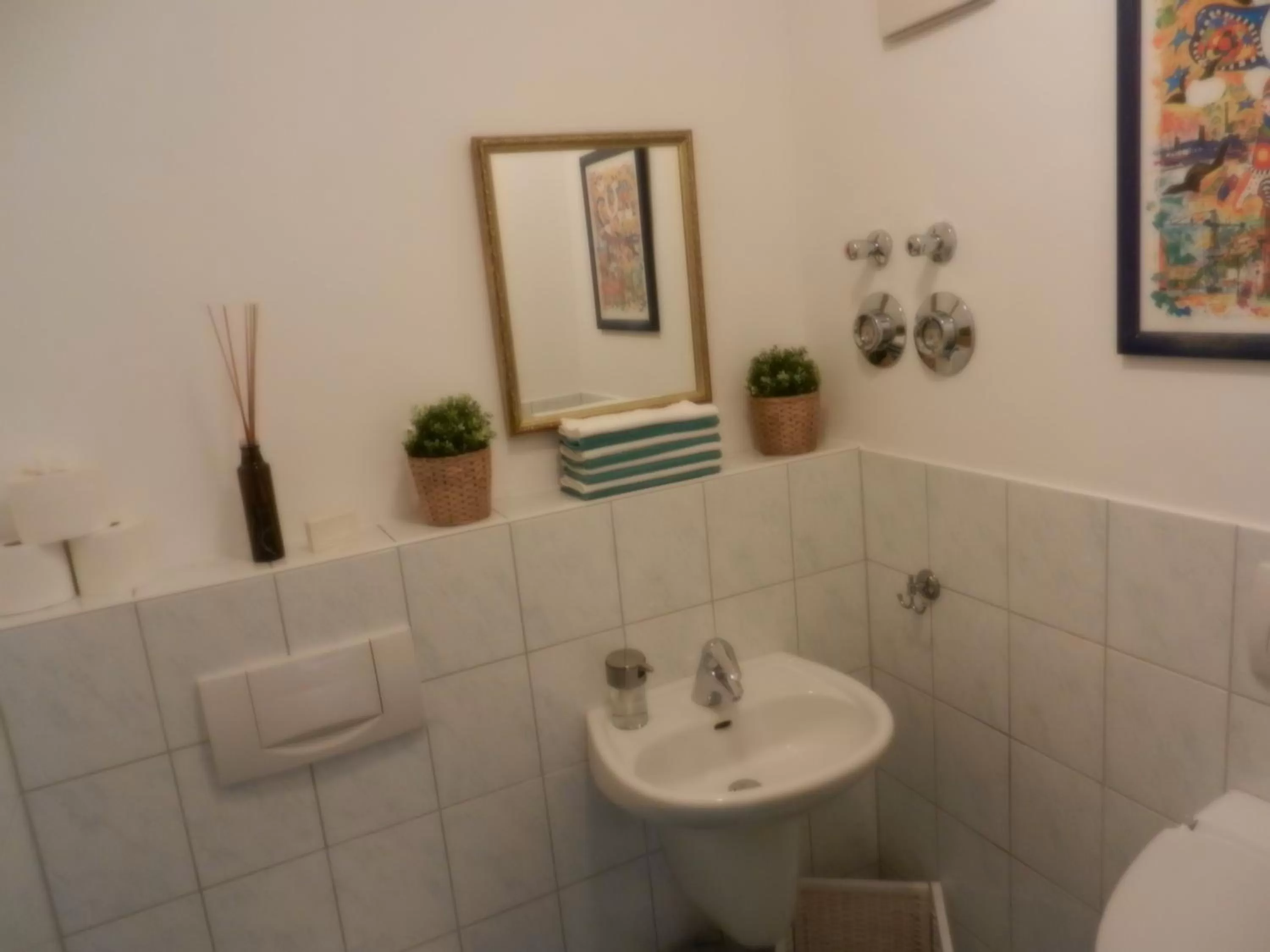 Toilet in Hotel Am Sportpark