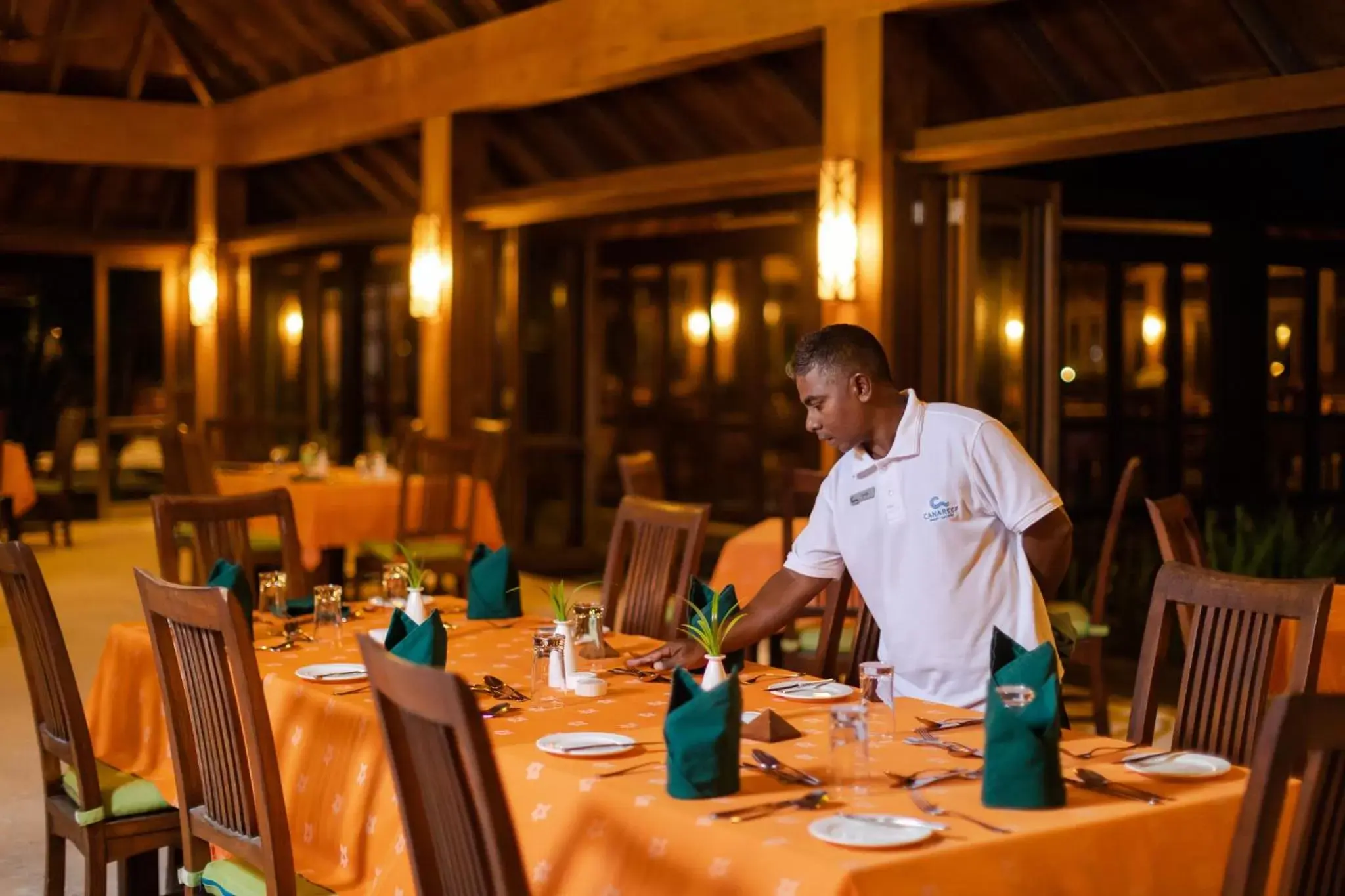 Staff, Restaurant/Places to Eat in Canareef Resort Maldives